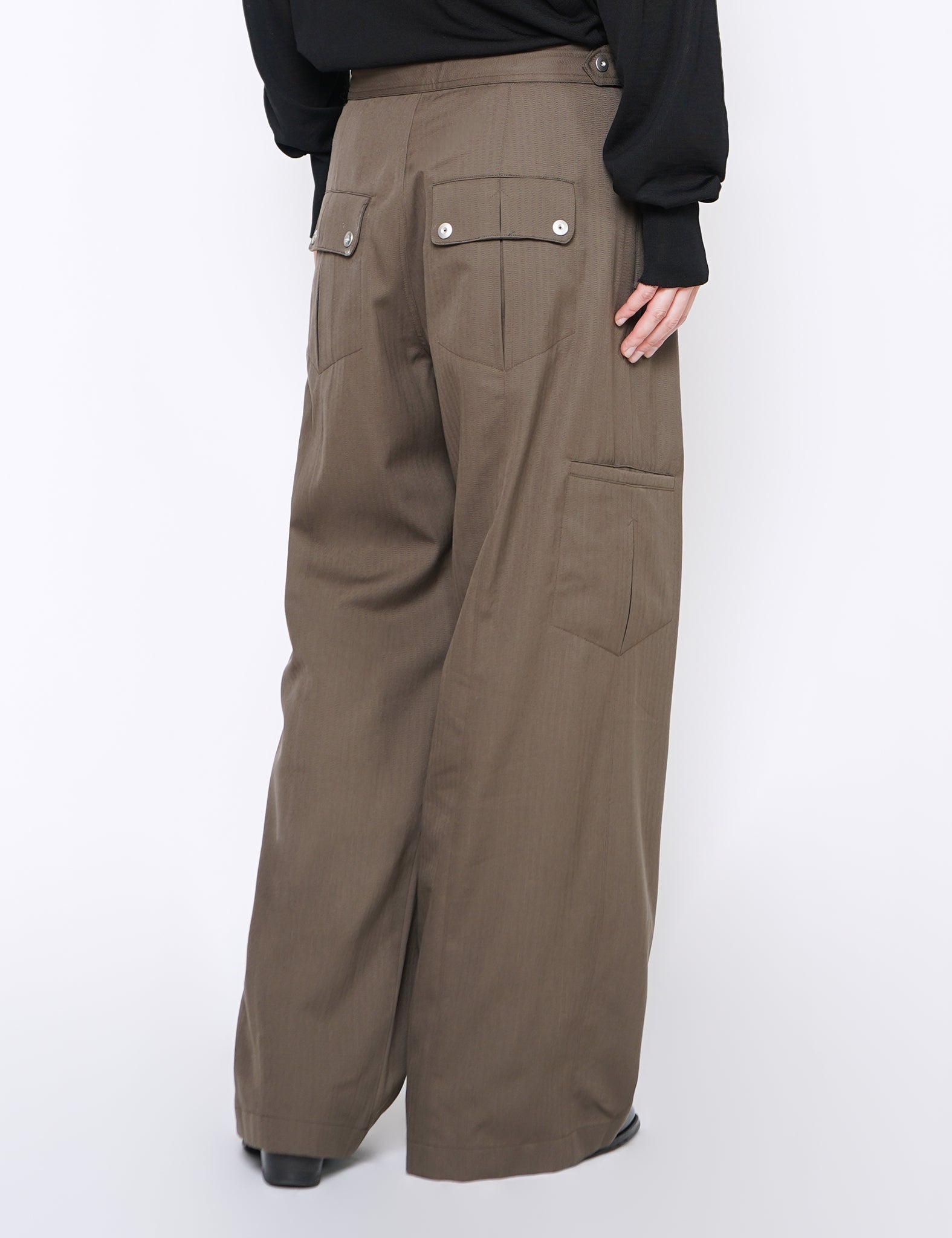 SAND CORDURA HERRINGBONE CAROL TROUSERS