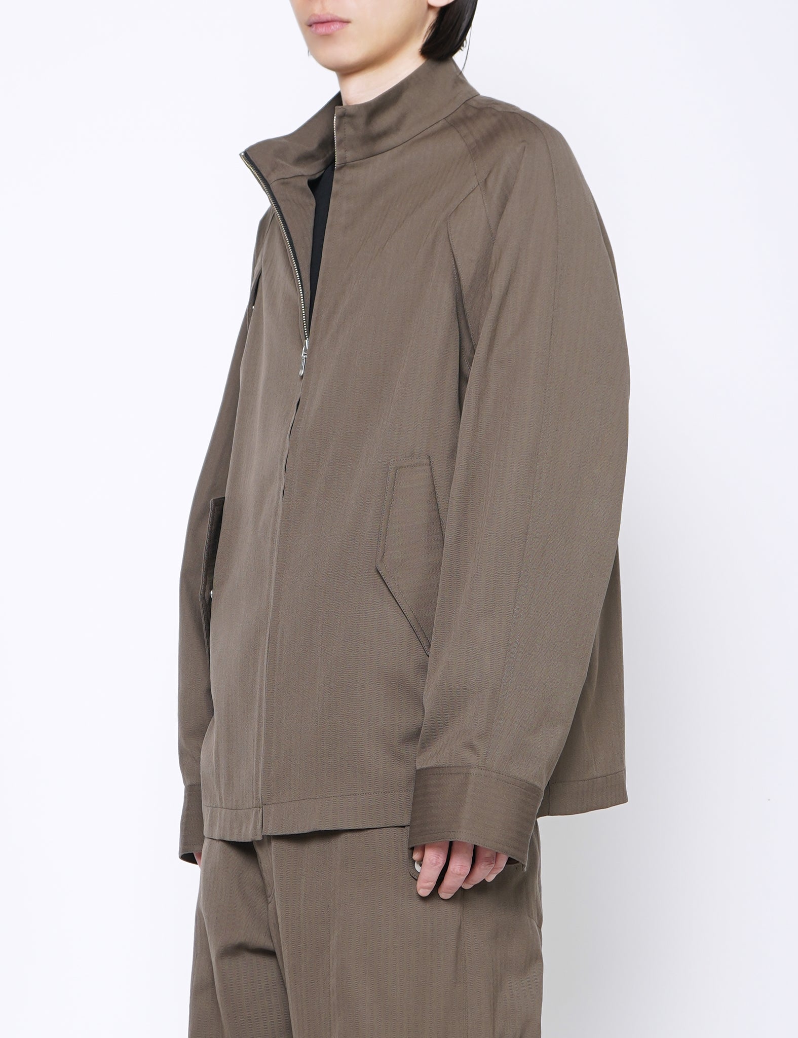 SAND CORDURA WOOL HERRINGBONE NEMESIS BLOUSON