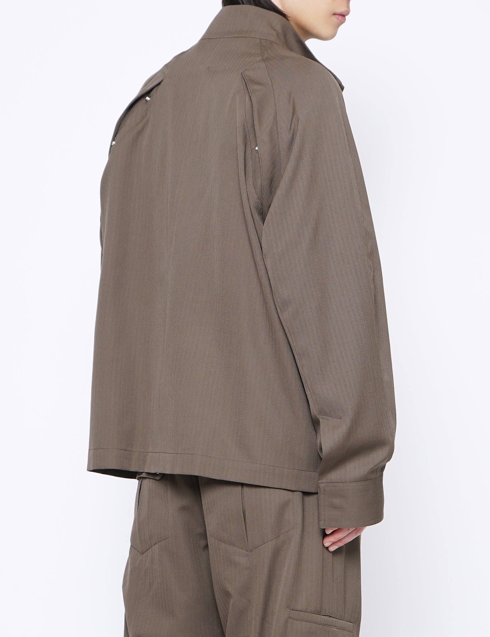 SAND CORDURA WOOL HERRINGBONE NEMESIS BLOUSON