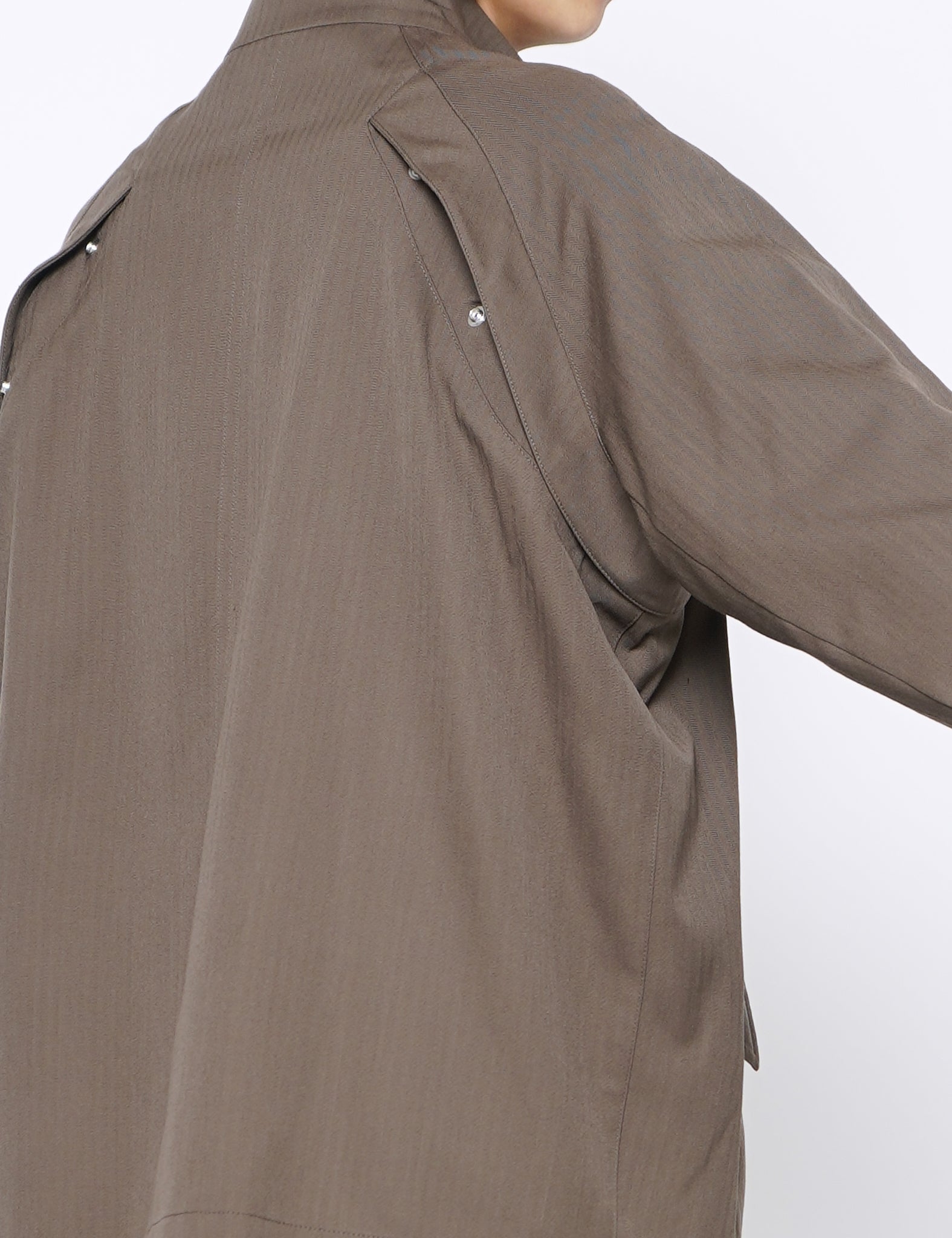 SAND CORDURA WOOL HERRINGBONE NEMESIS BLOUSON
