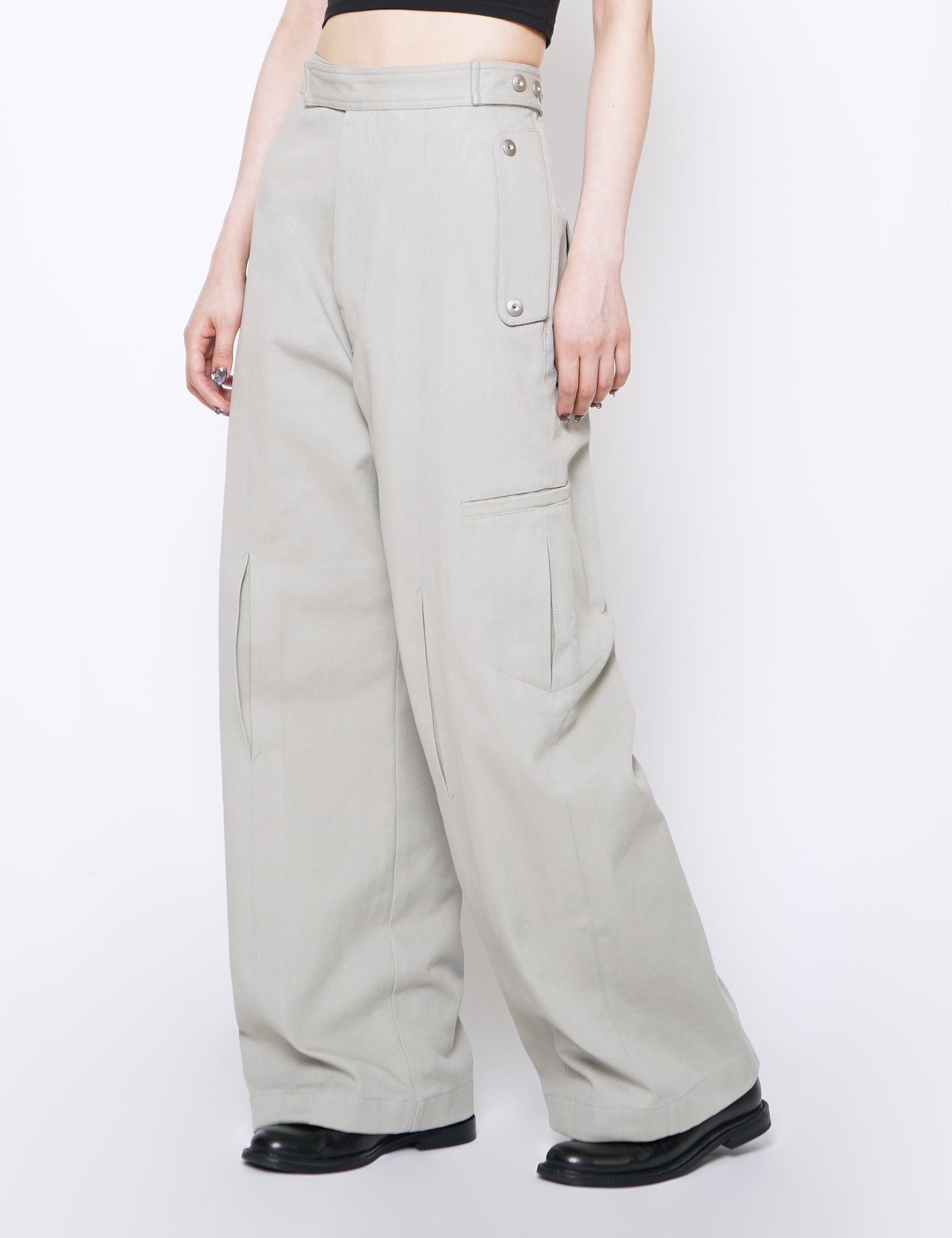 ASH COTTON TWILL CAROL TROUSERS