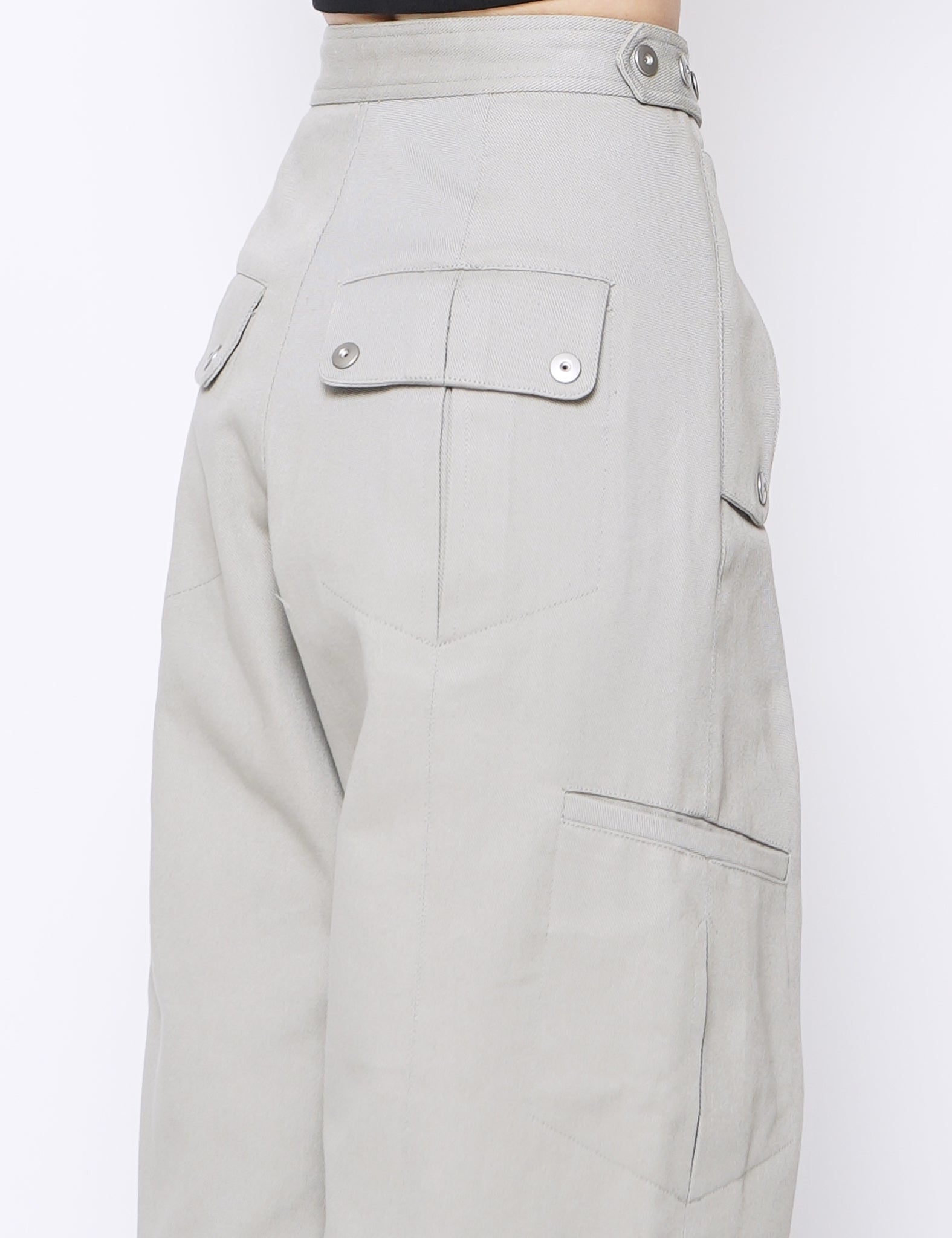 ASH COTTON TWILL CAROL TROUSERS