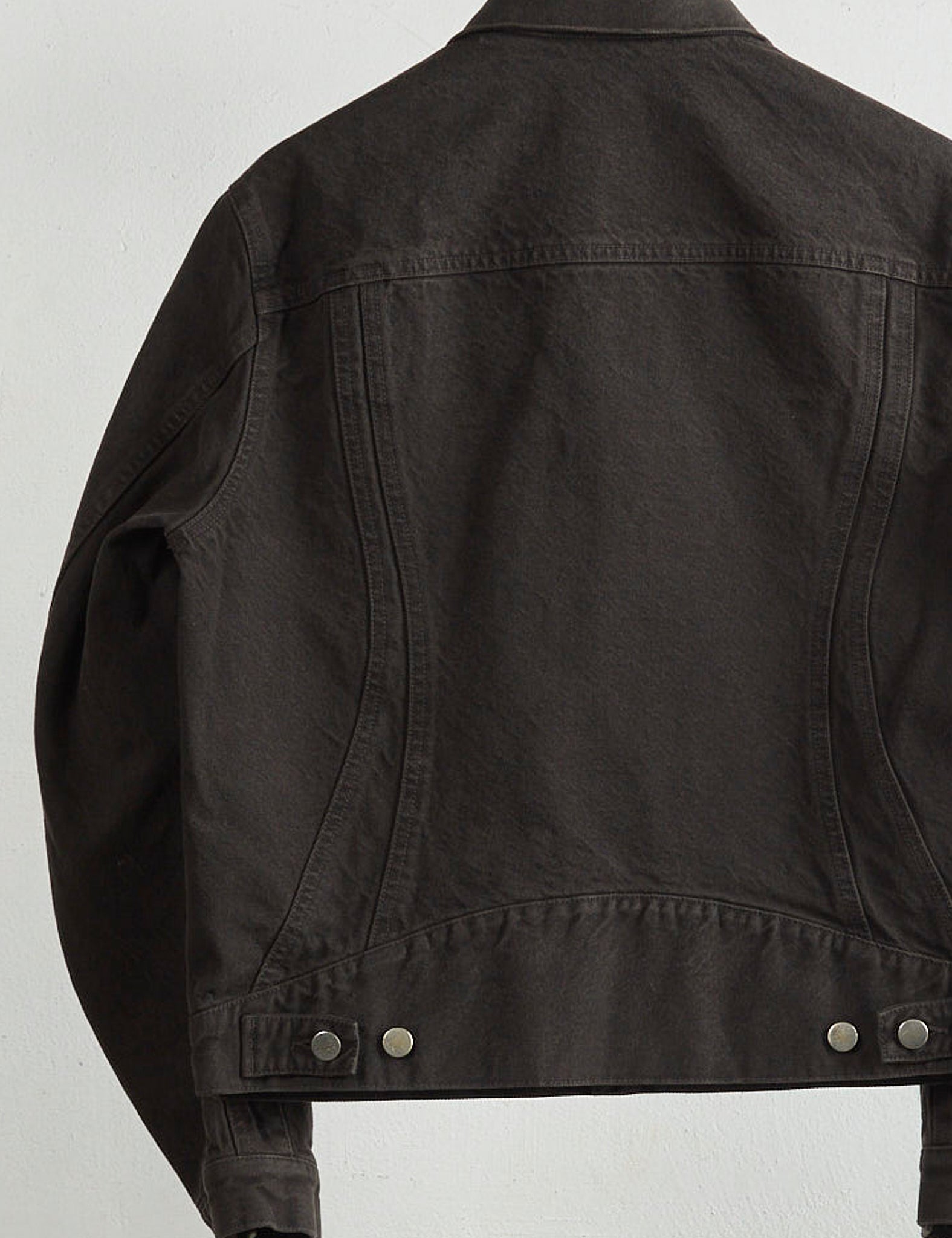 DARK BROWN 3D TRUCKER JACKET