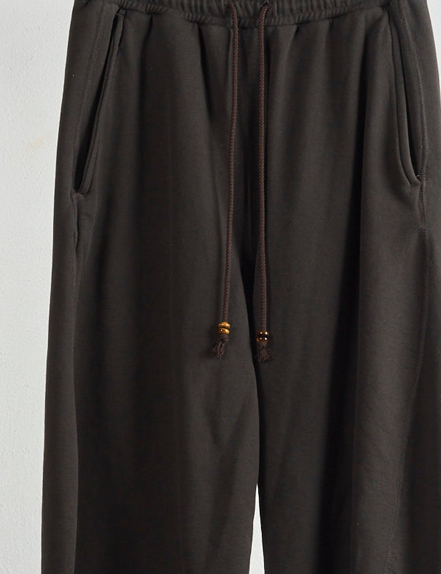 DARK BROWN 3D TWISTED LOUNGE PANTS