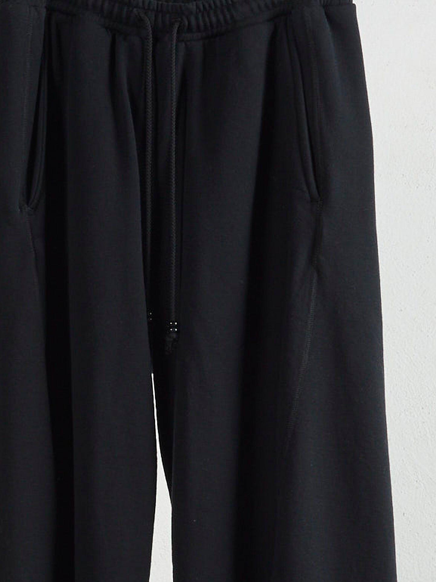 BLACK 3D TWISTED LOUNGE PANTS