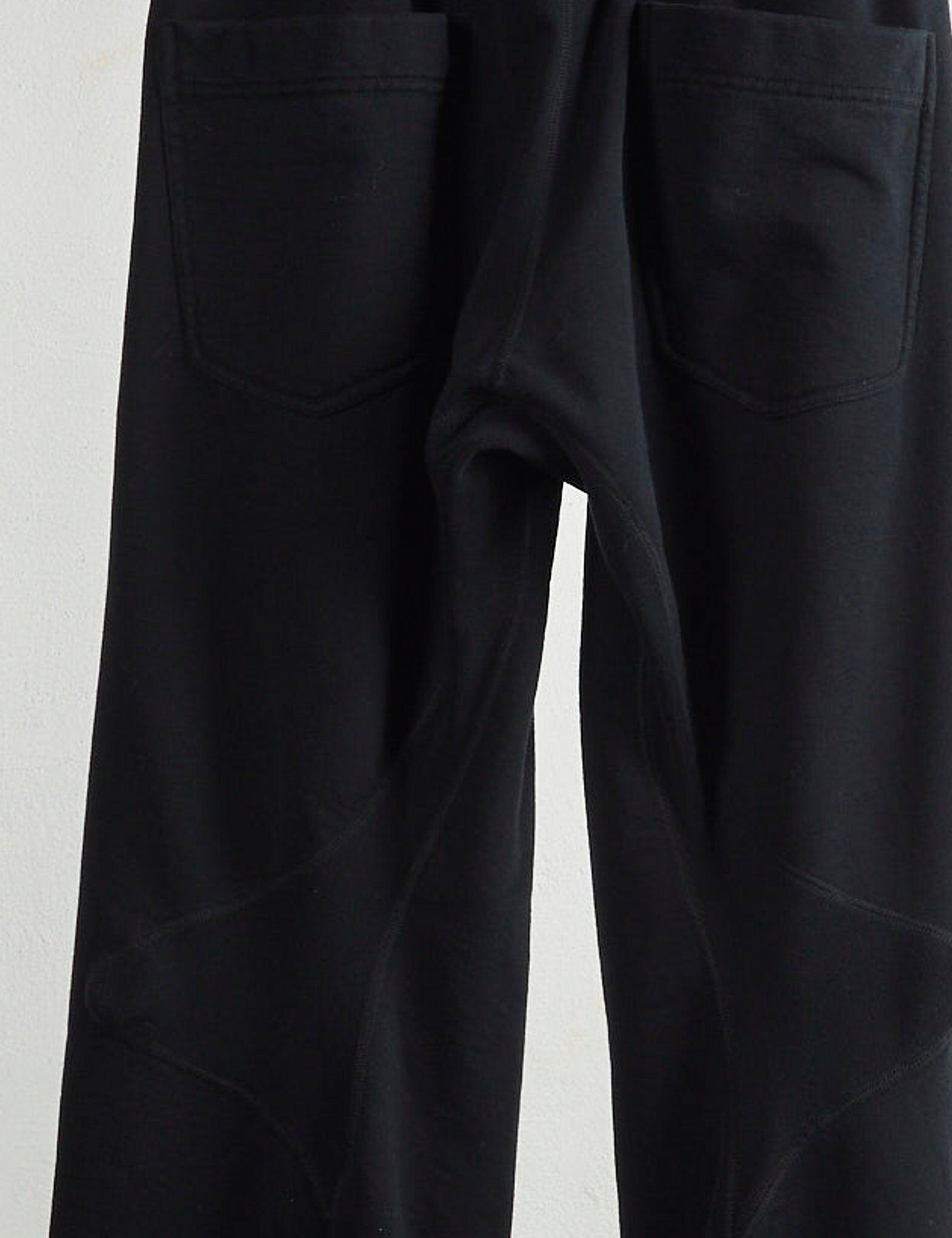 BLACK 3D TWISTED LOUNGE PANTS