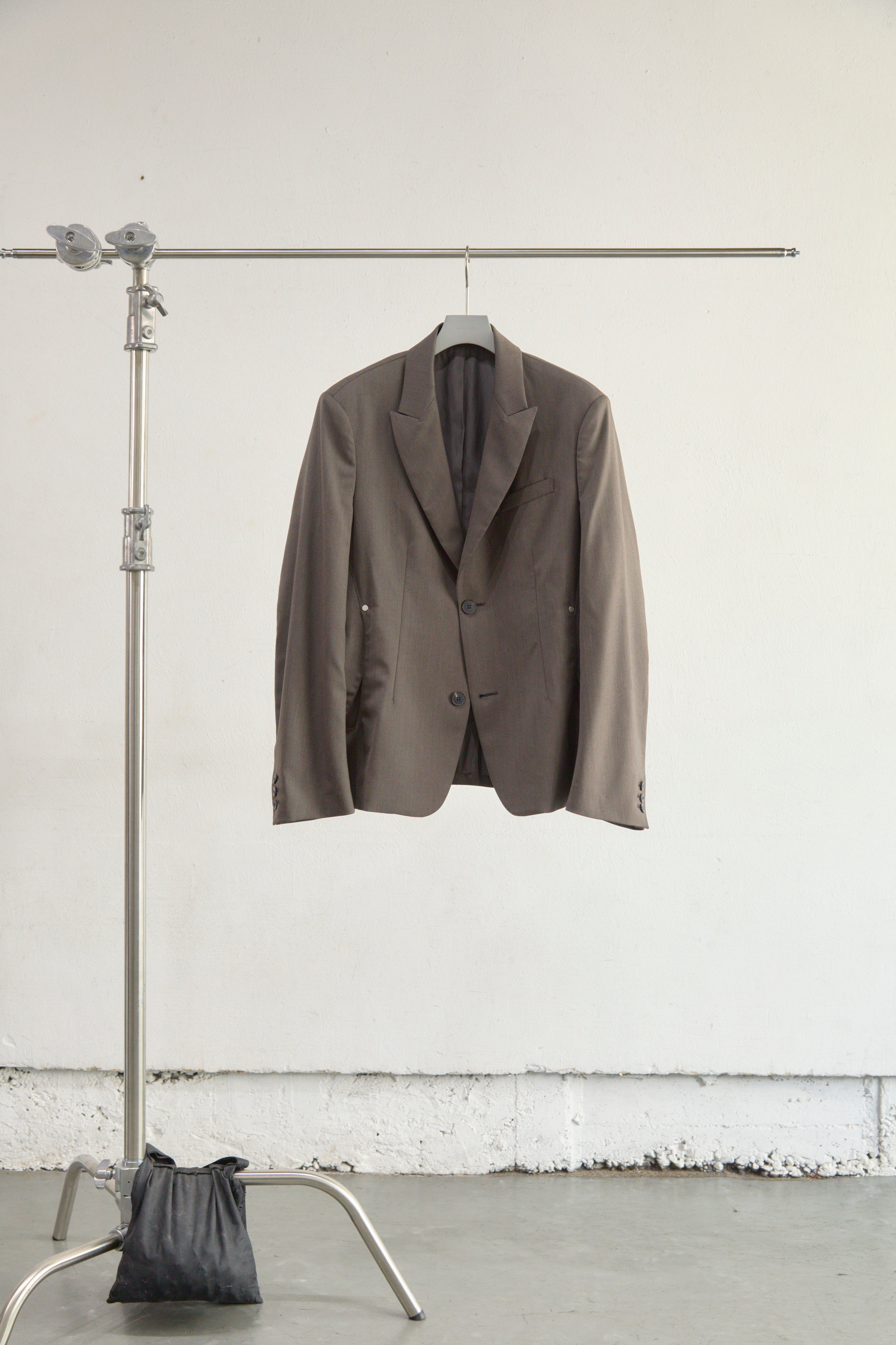 BROWN PANELLED SINGLE BREASTED 2B BLAZER