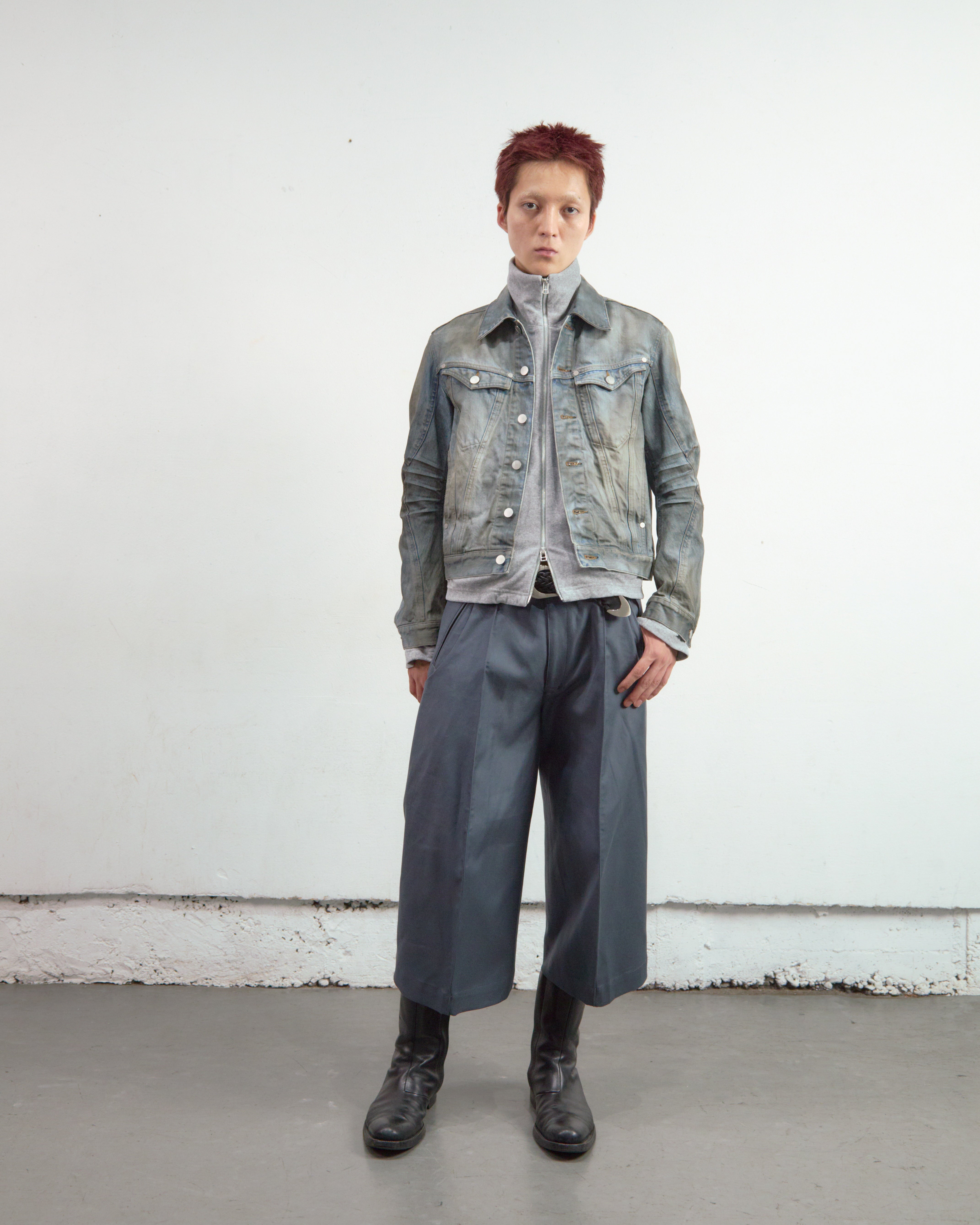 SLATE S CURVED UTILITY CAPRI TROUSERS