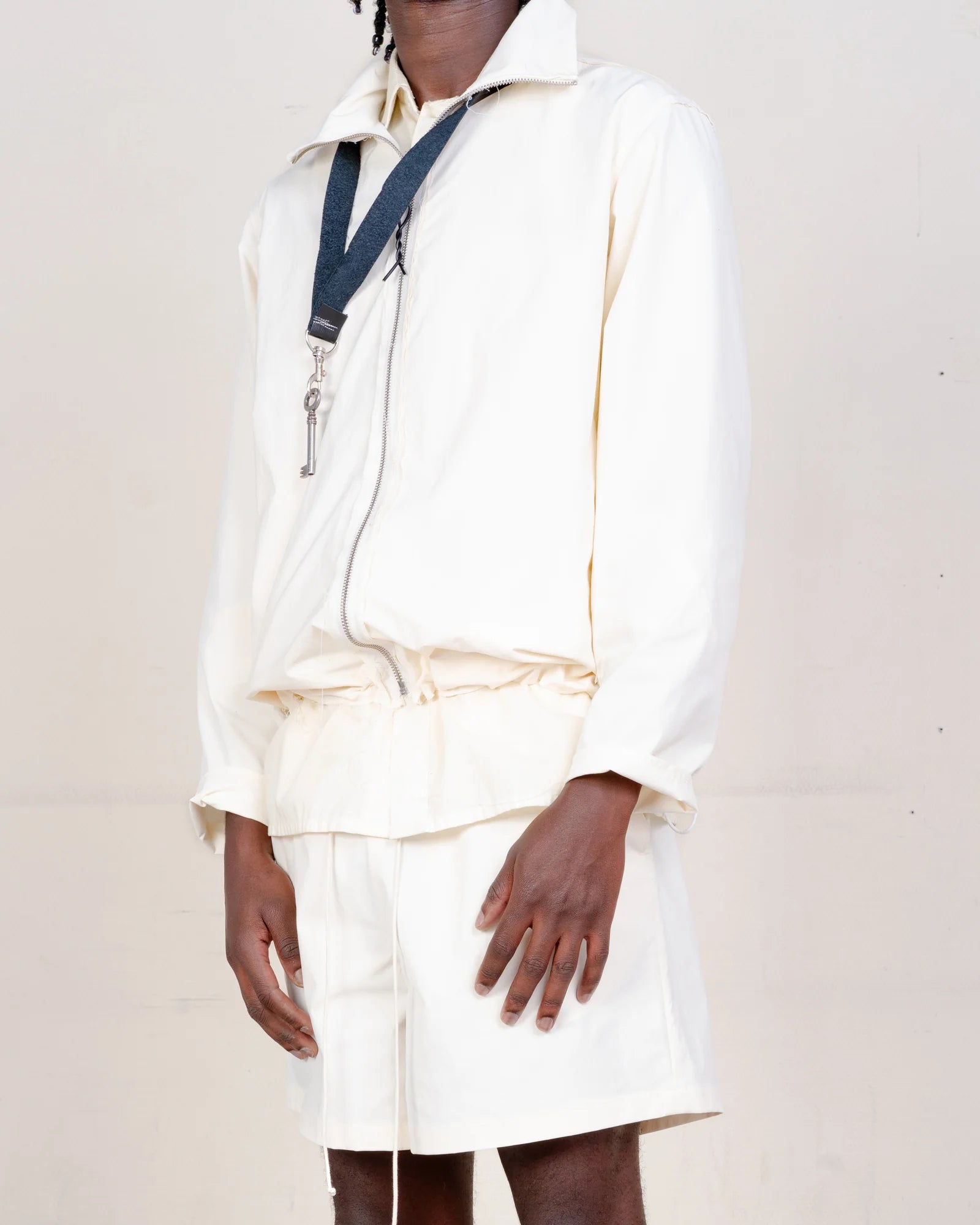 LIGHT YELLOW TRACK JACKET