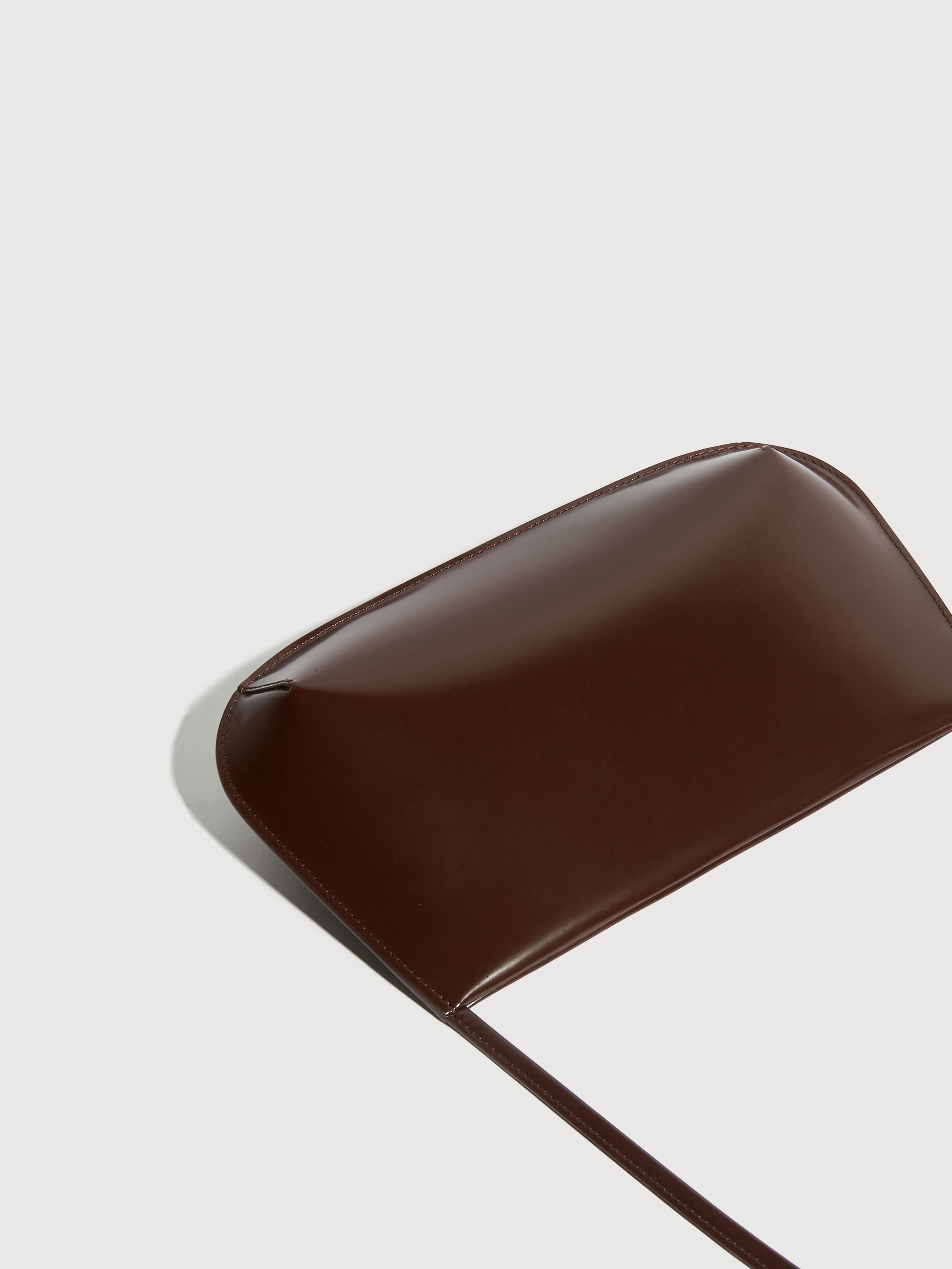 CHOC SPAZZOLATO CALF LEATHER BRA BAG