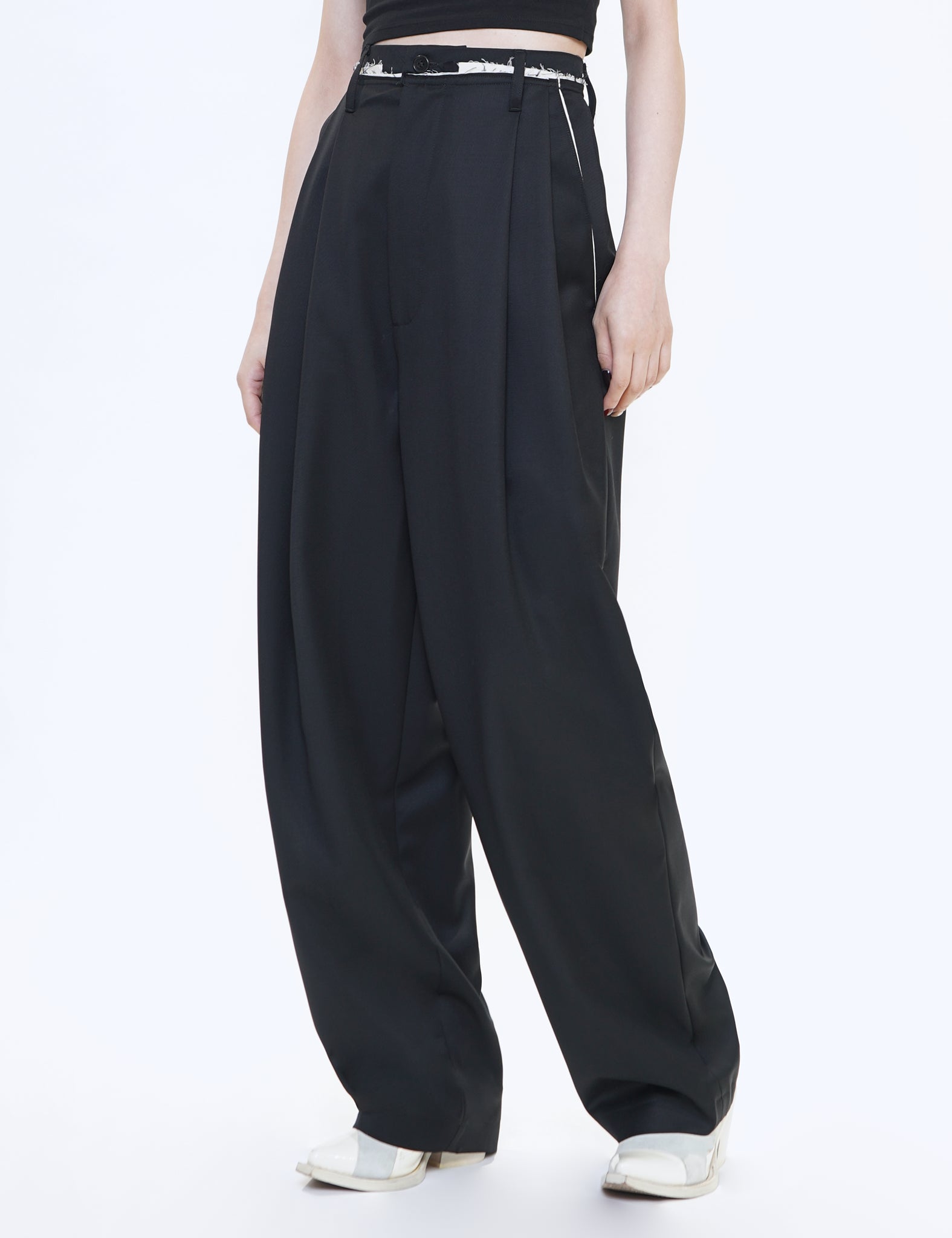 BLACK SUIT PANTS