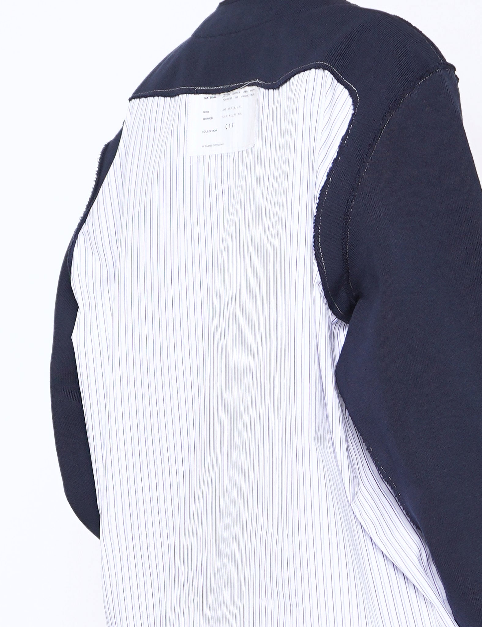 BLUE RESEARCH KNITTED ZIP CARDIGAN