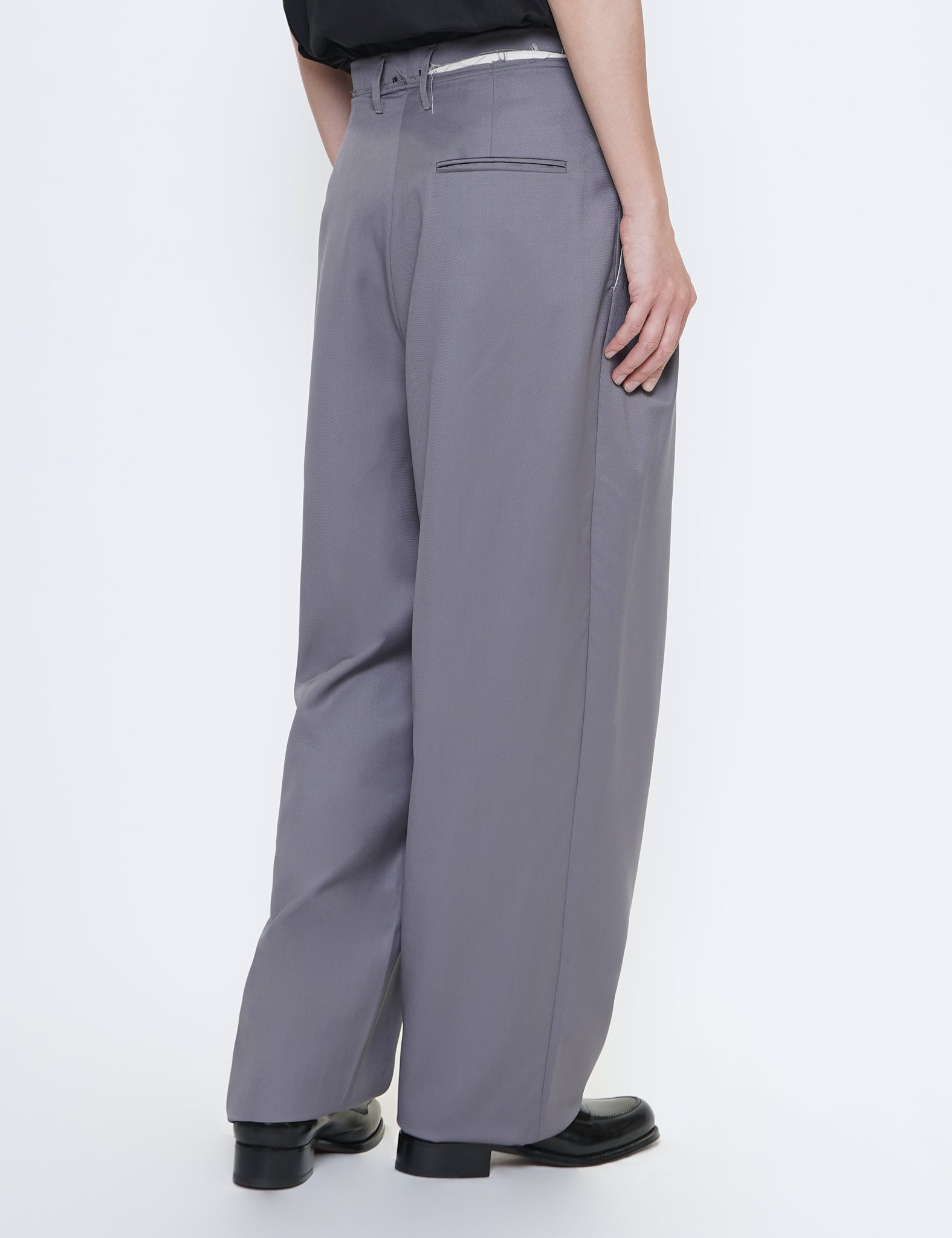 GREY SUIT PANTS
