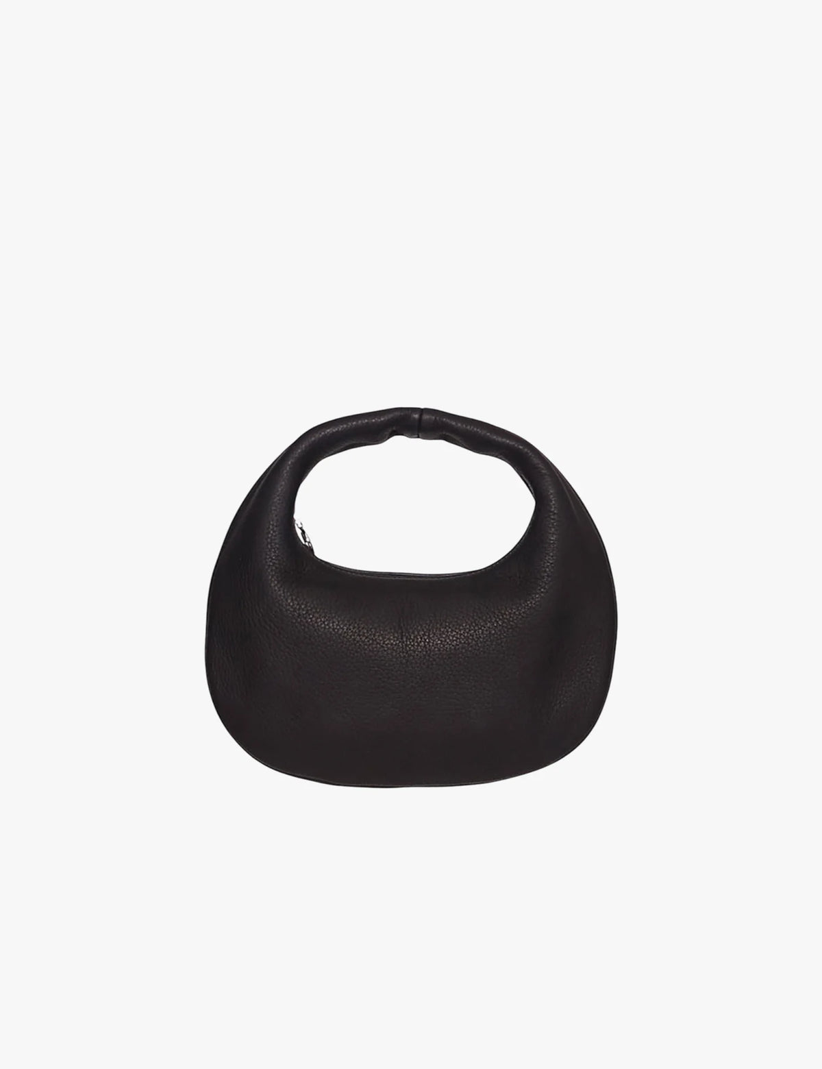 BLACK DEER LEATHER ROUND ONE SHOULDER BAG S DA58