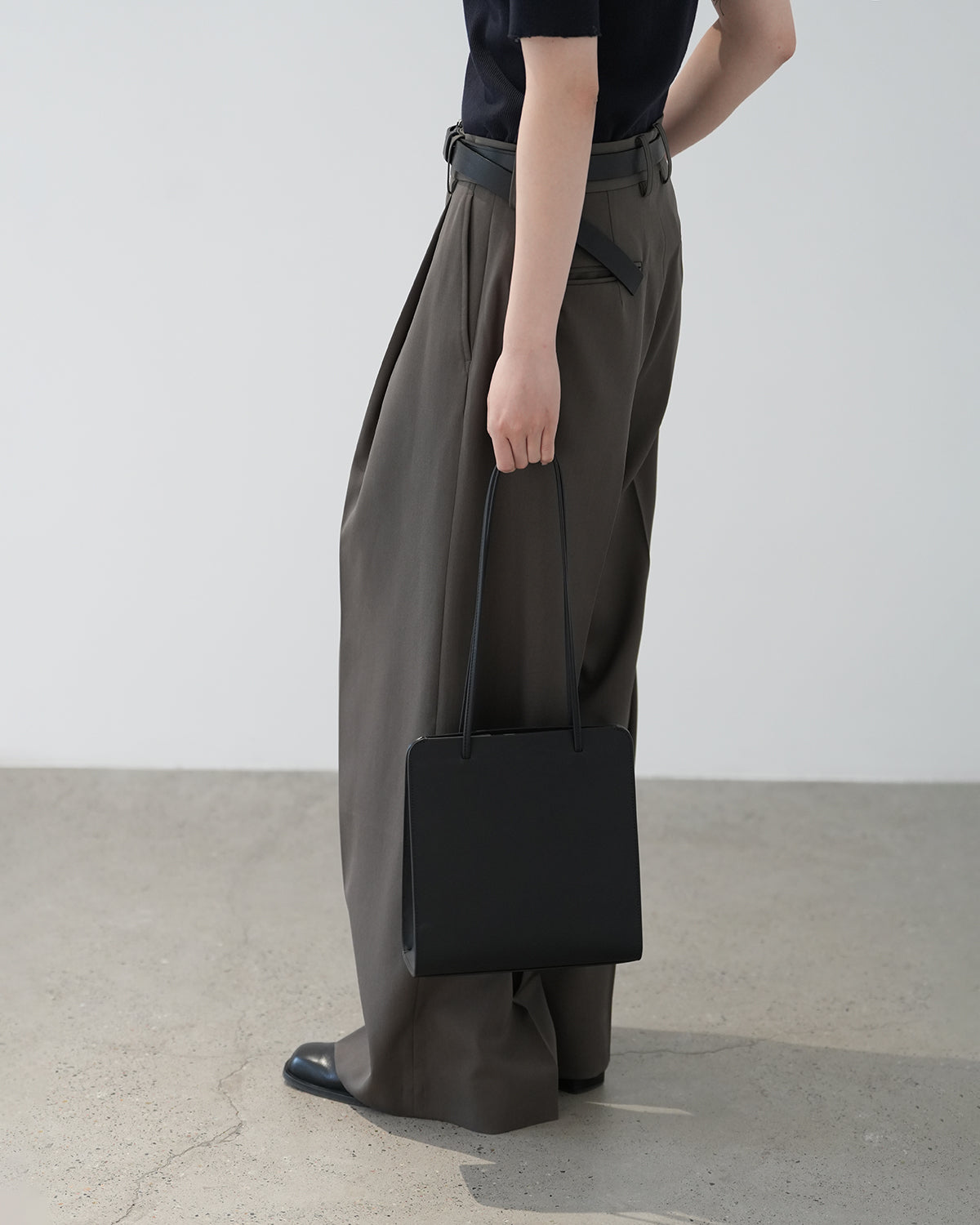 KHAKI BEIGE EXTRA WIDE TROUSERS