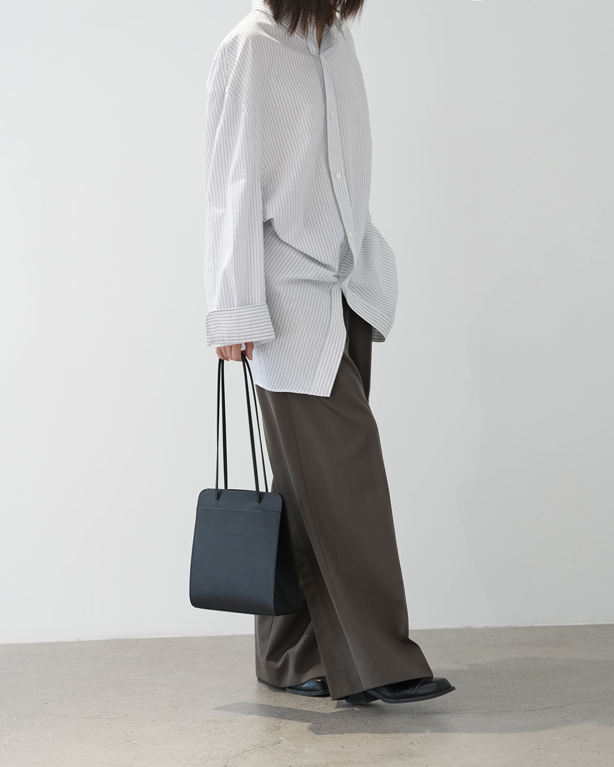 KHAKI BEIGE EXTRA WIDE TROUSERS
