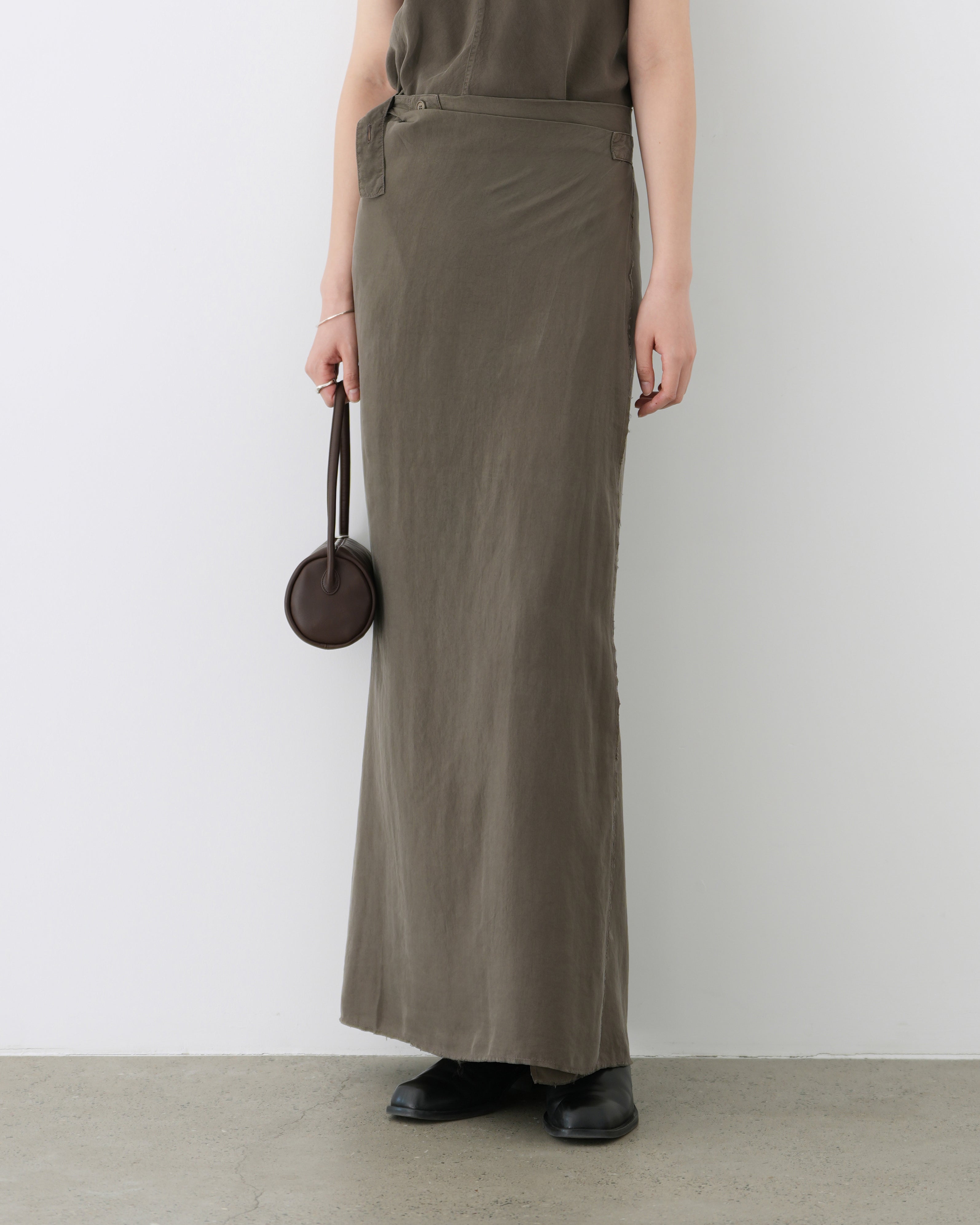 DUST CUPRO WRAP SKIRT