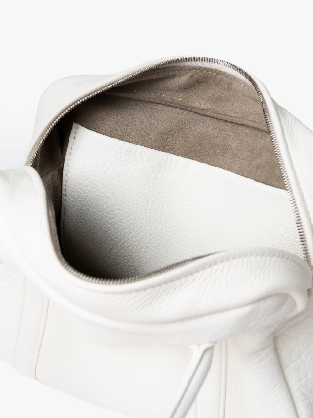 WHITE DEER LEATHER SQUARE BOSTON BAG S DA105