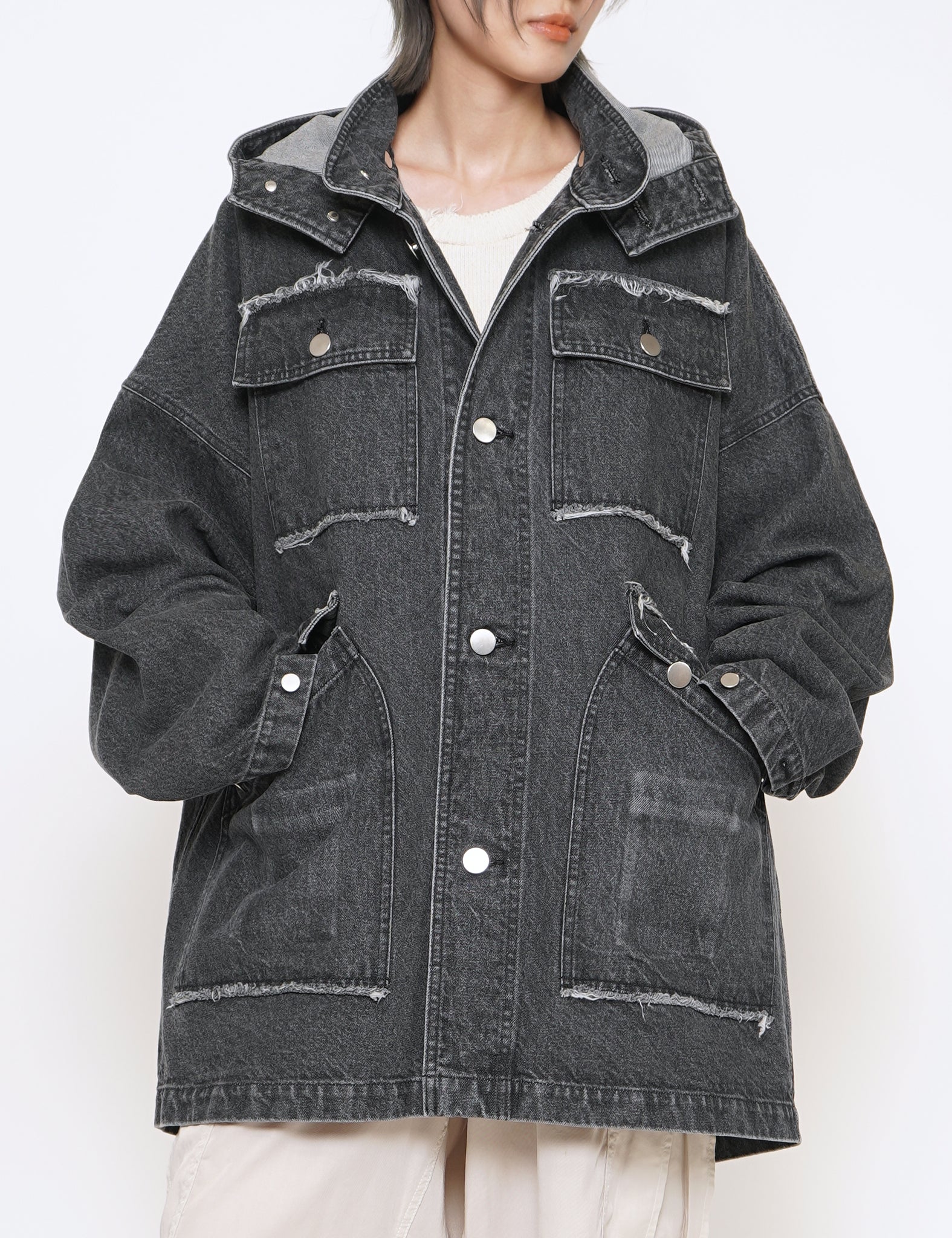 GRAY TYPE 45 COTTON JACKET