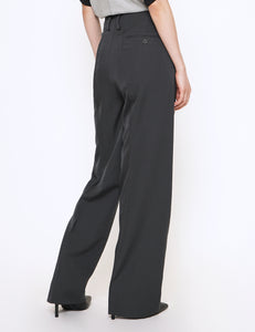 CHARCOAL CENTRE SEAM TROUSERS