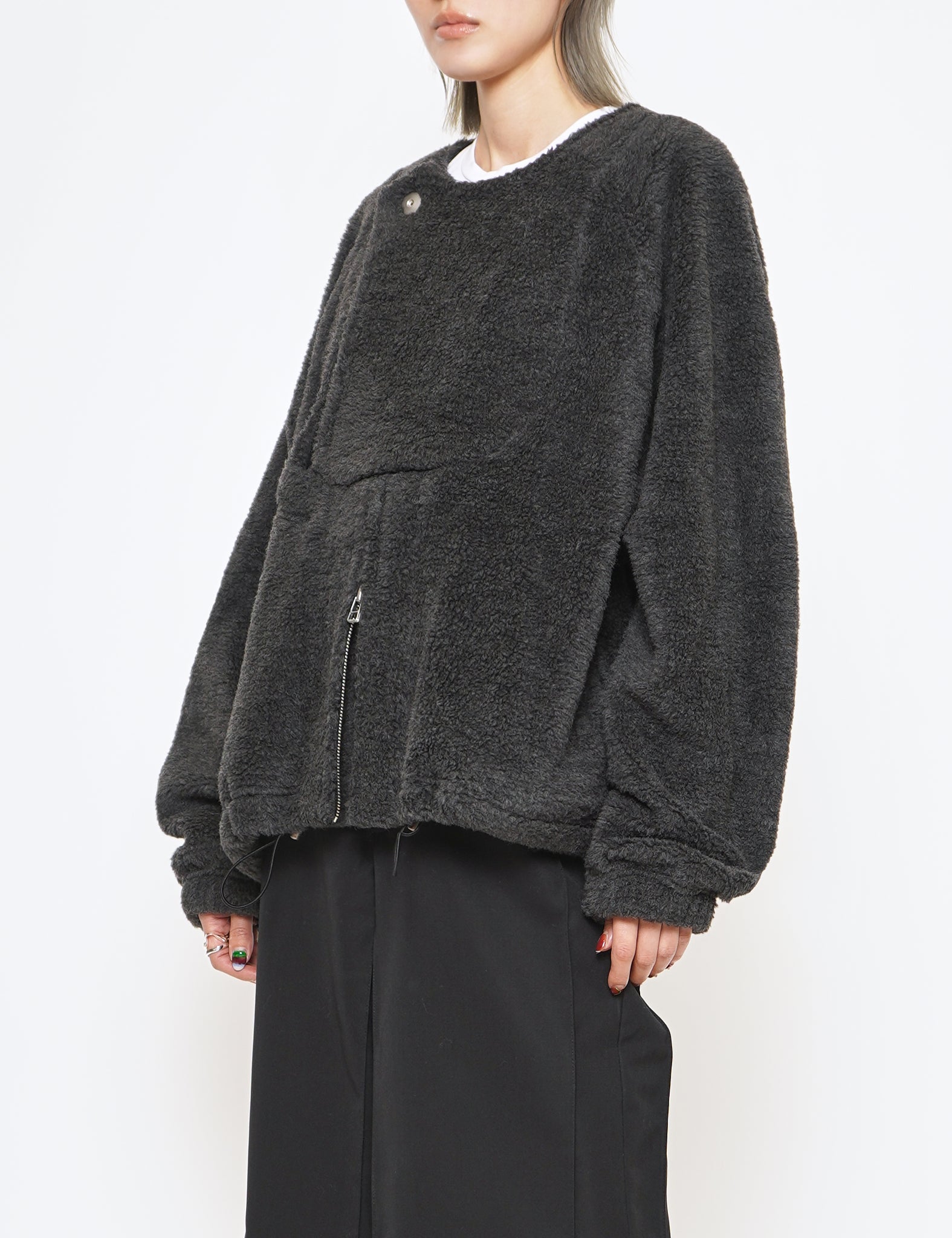 CHARCOAL RAJASTHAN PARKA