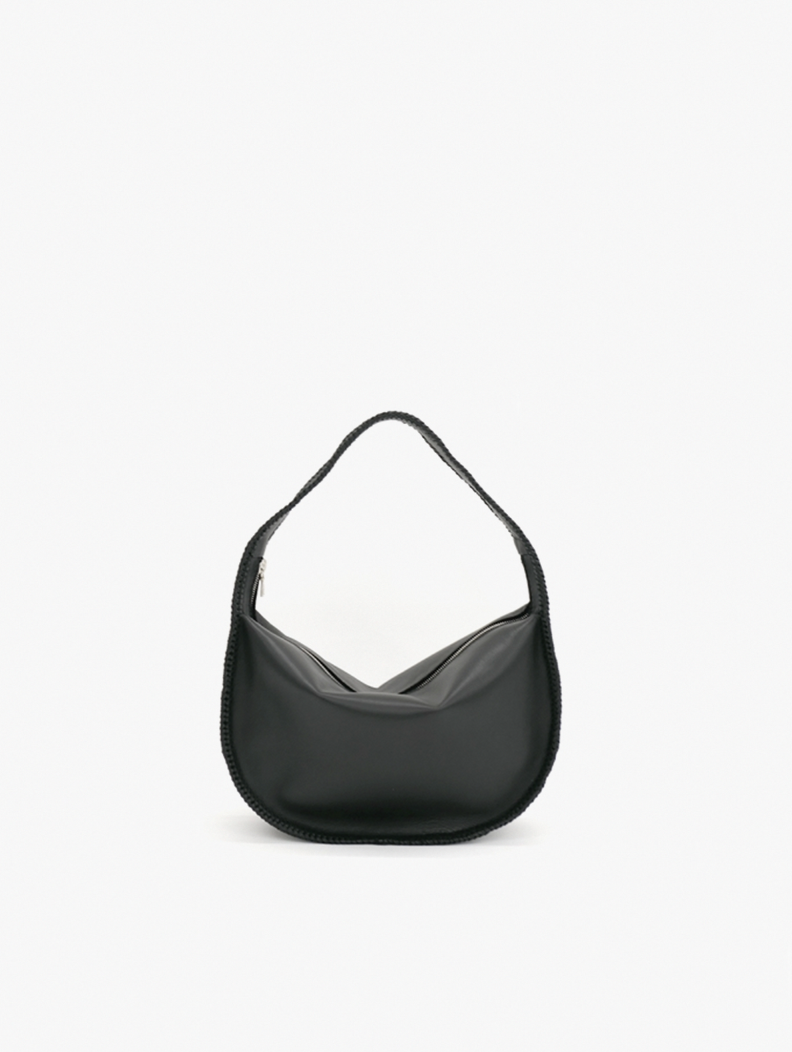 BLACK SHEEP LEATHER HALF MOON SHOULDER BAG S SC02