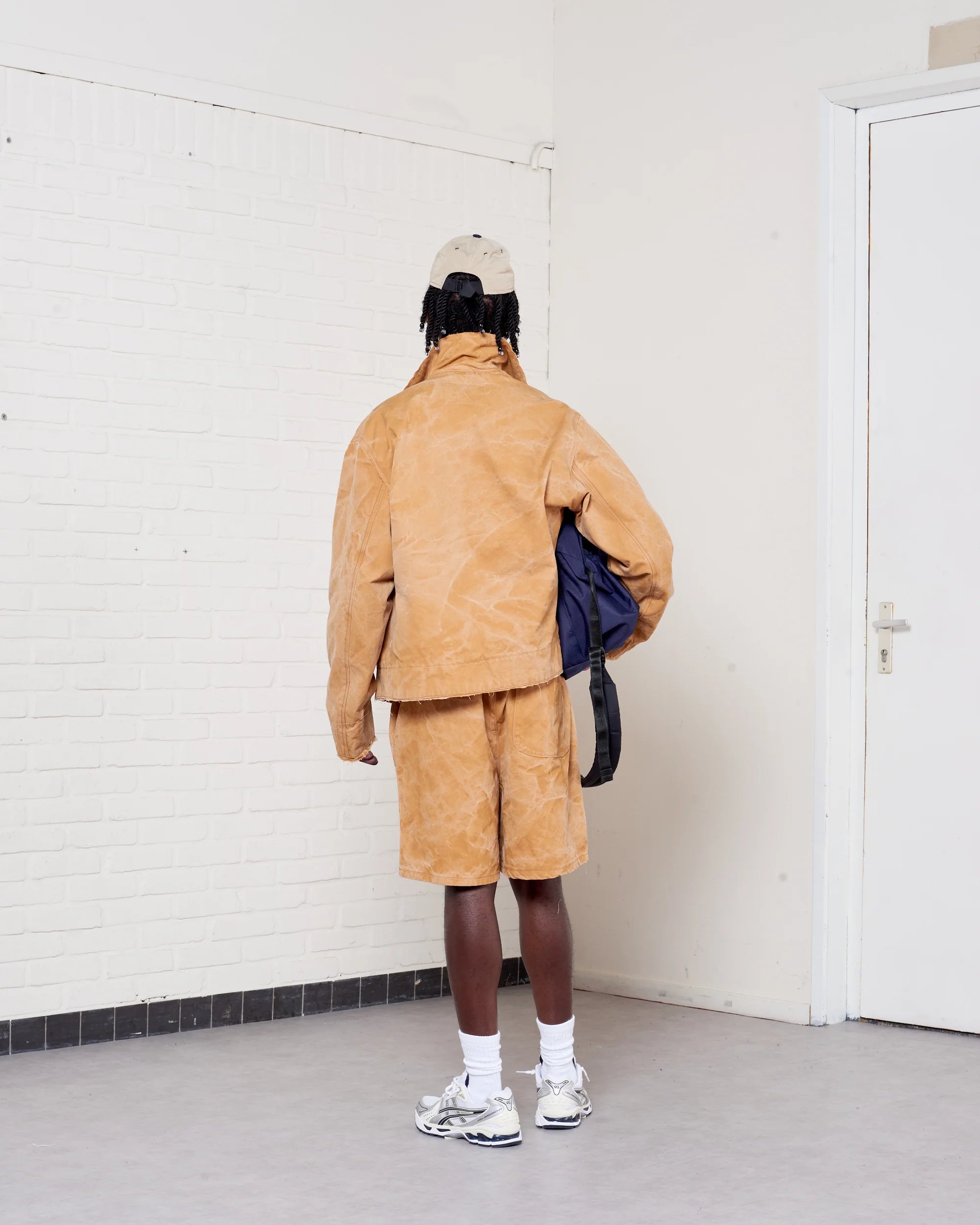 SAND VINTAGE WASH WORKER JACKET