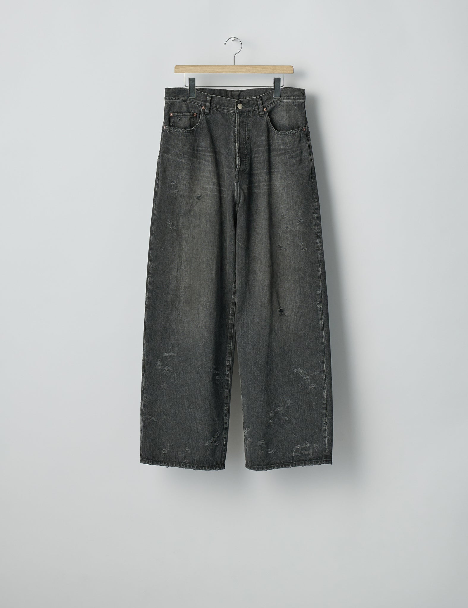 BLACK BAGGY DENIM JEANS