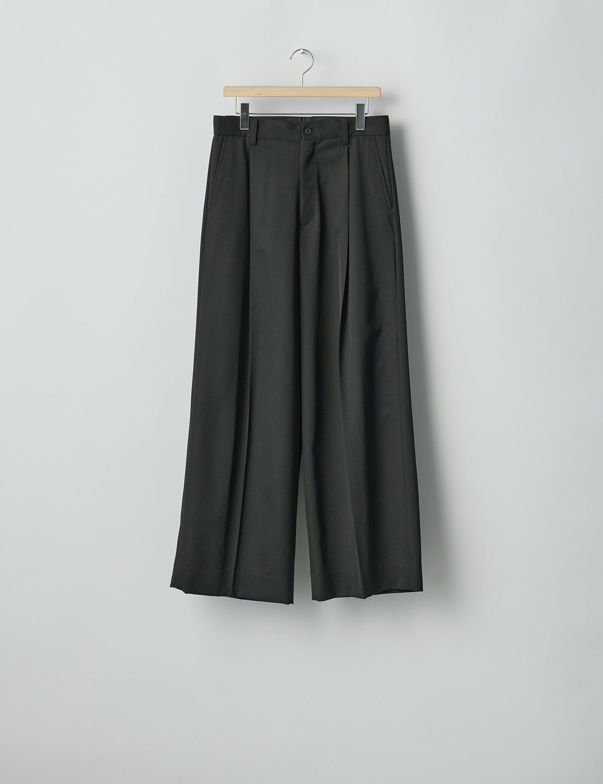 ssstein BLACK EXTRA WIDE TROUSERS