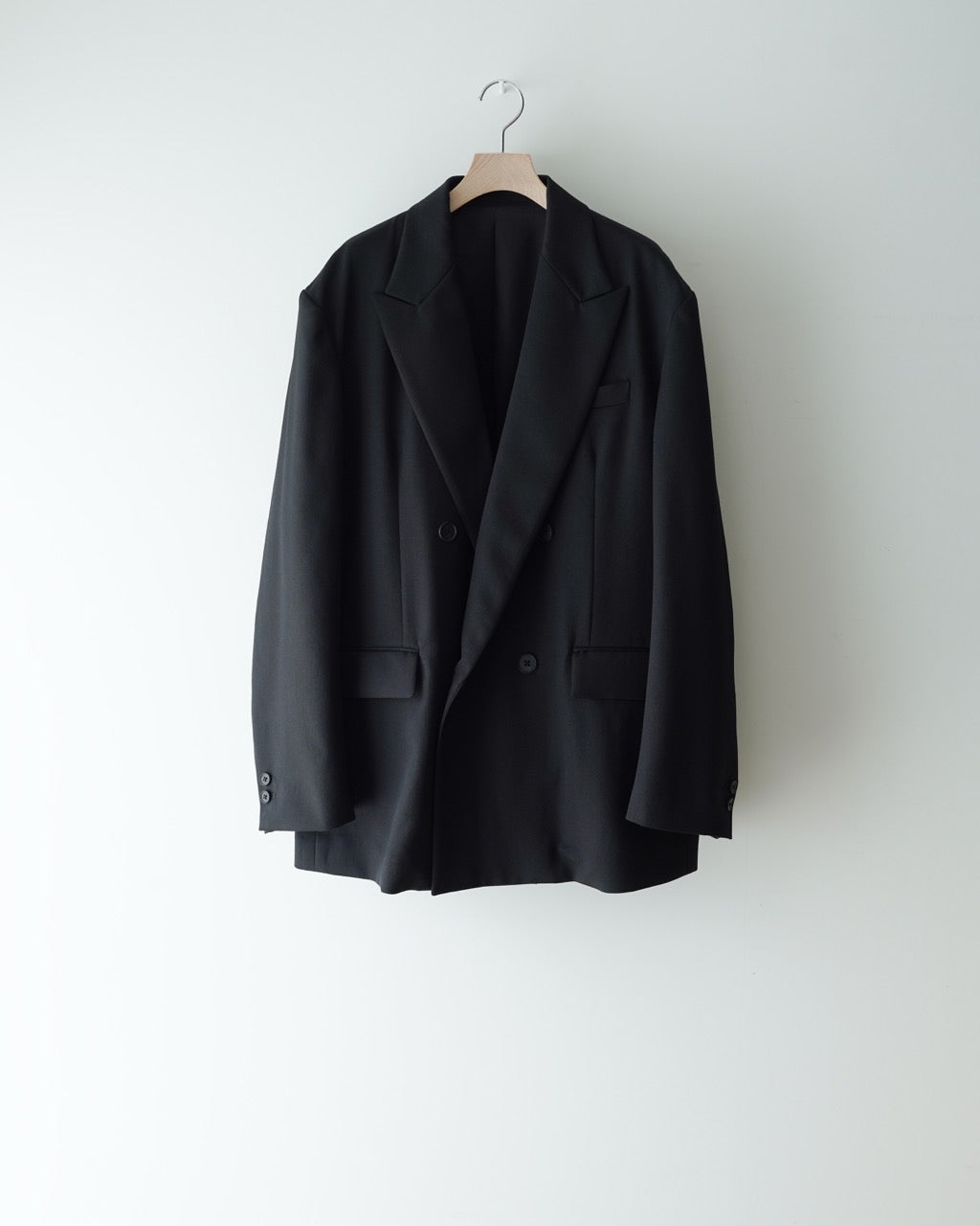 BLACK DOUBLE BREASTED BLAZER