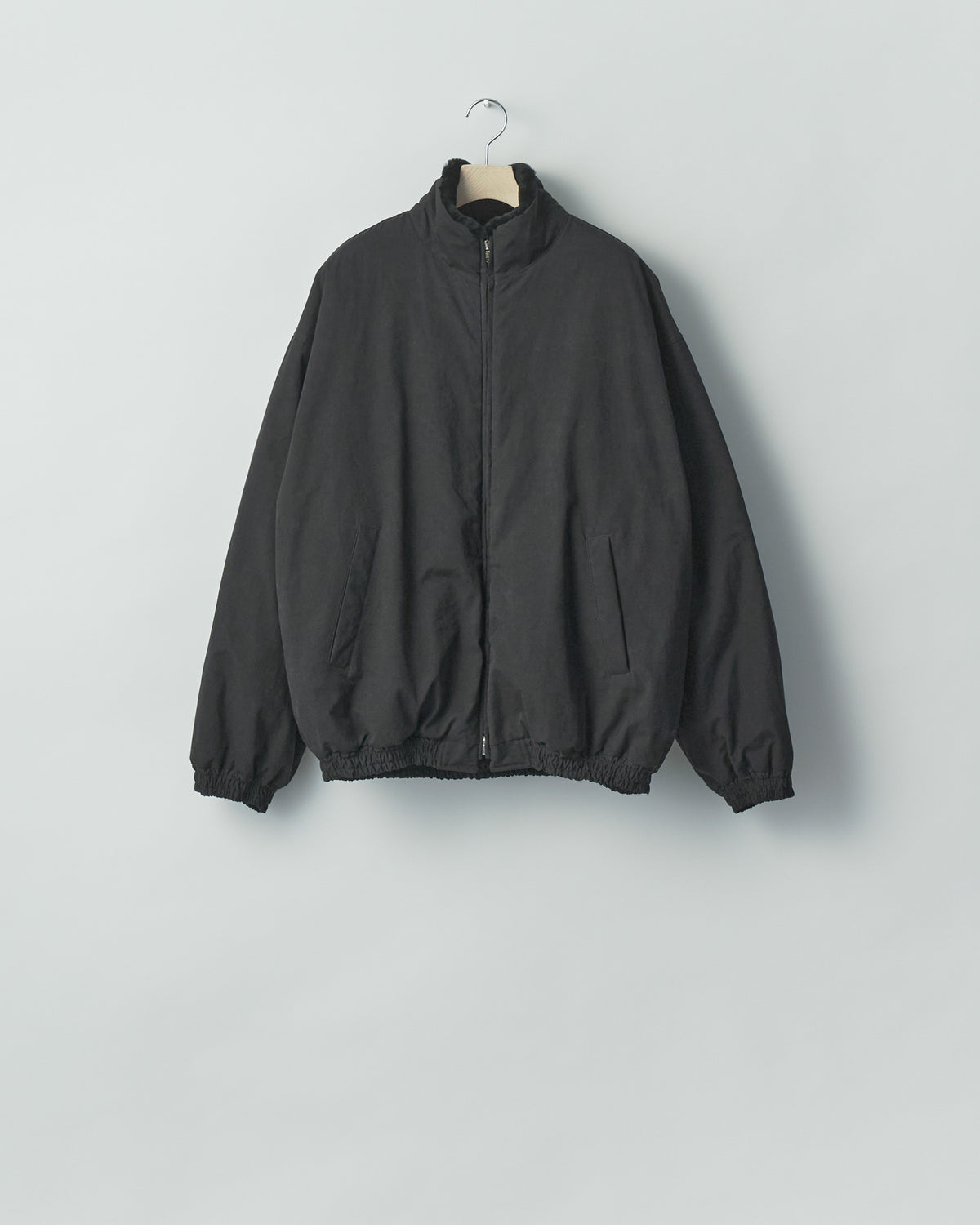 BLACK MOUTON INNER REVERSIBLE PADDED JACKET