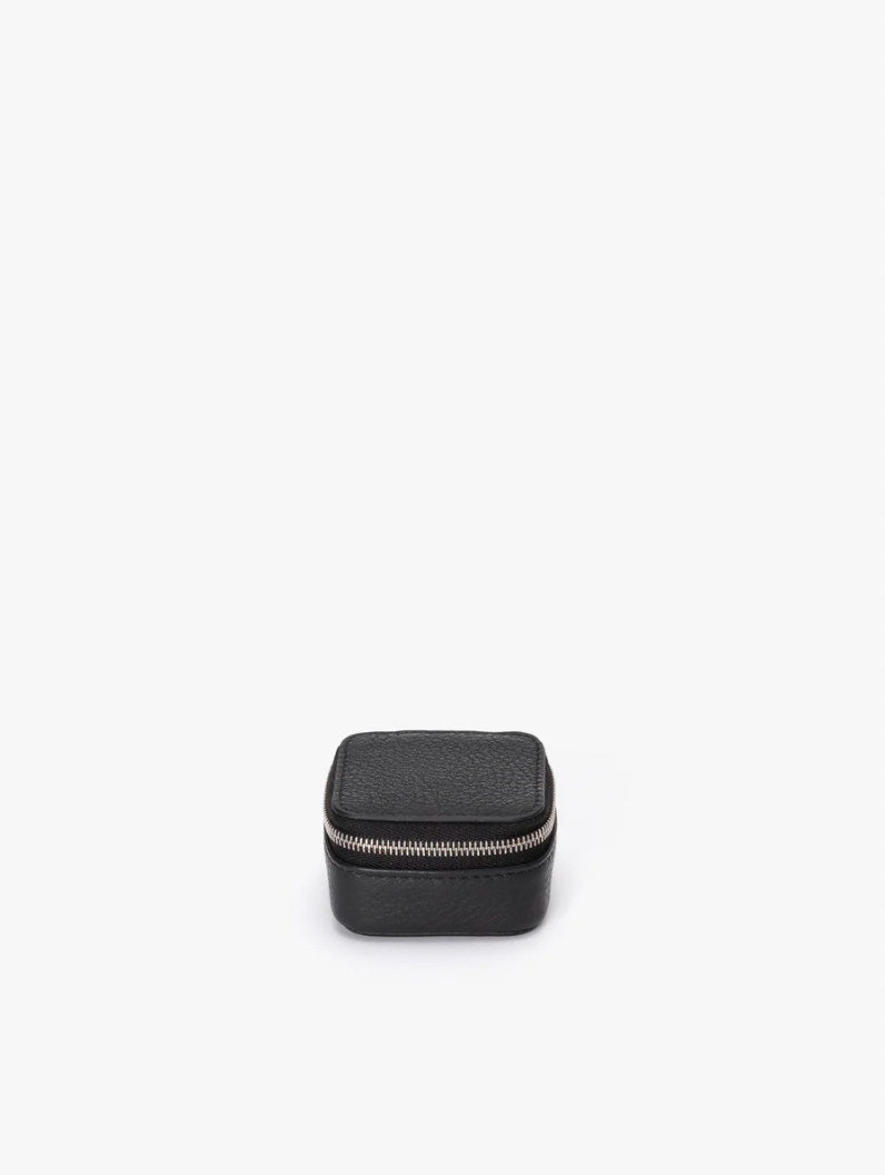 BLACK COW LEATHER SMALL CONTAINER A PG26