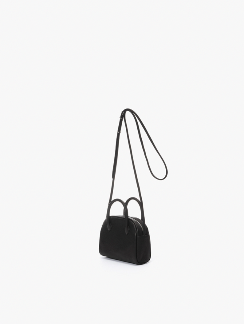 BLACK DEER LEATHER BOSTON MINI SHOULDER BAG DA39