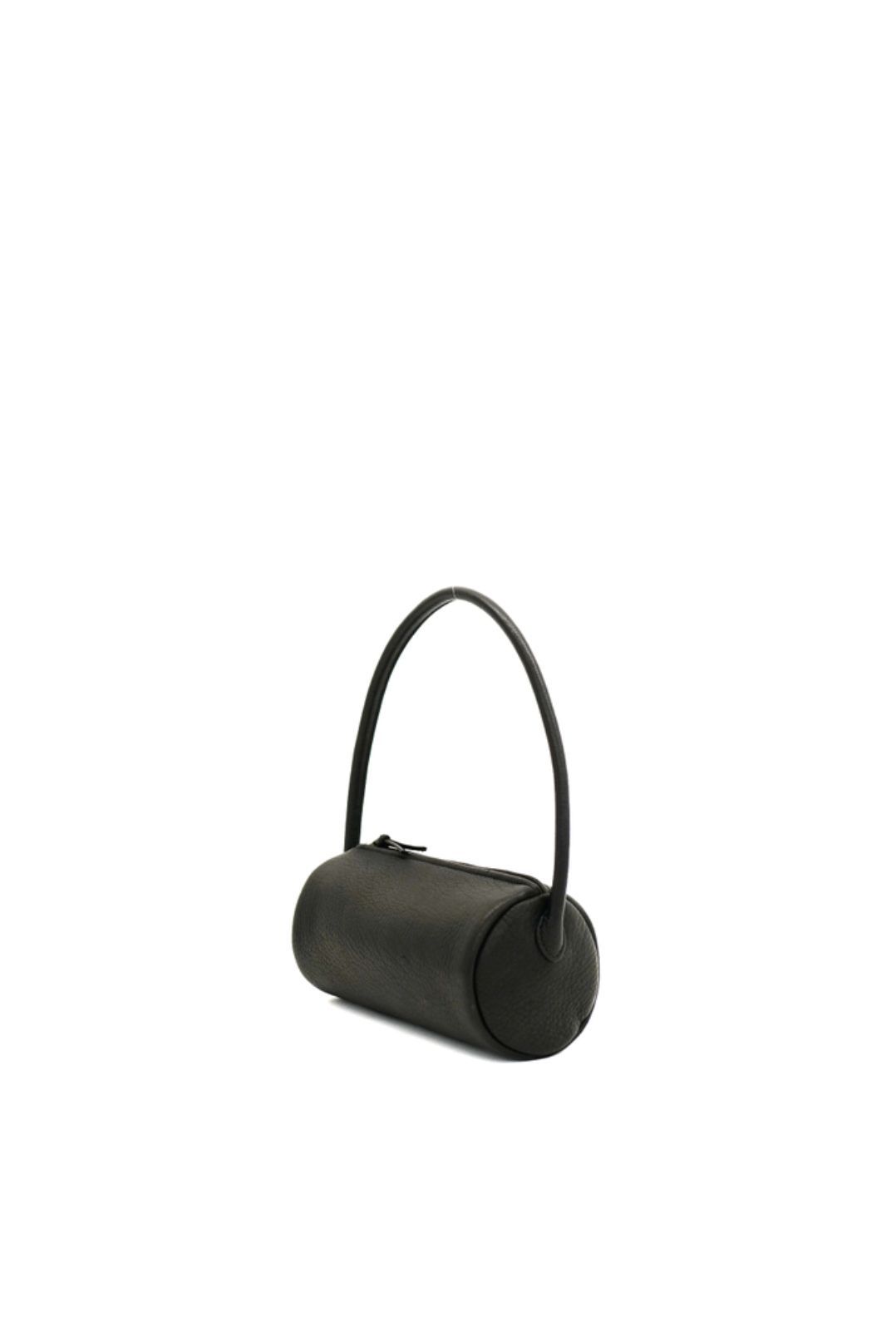 BLACK DEER LEATHER ONE HANDLE CYLINDER BAG DA132
