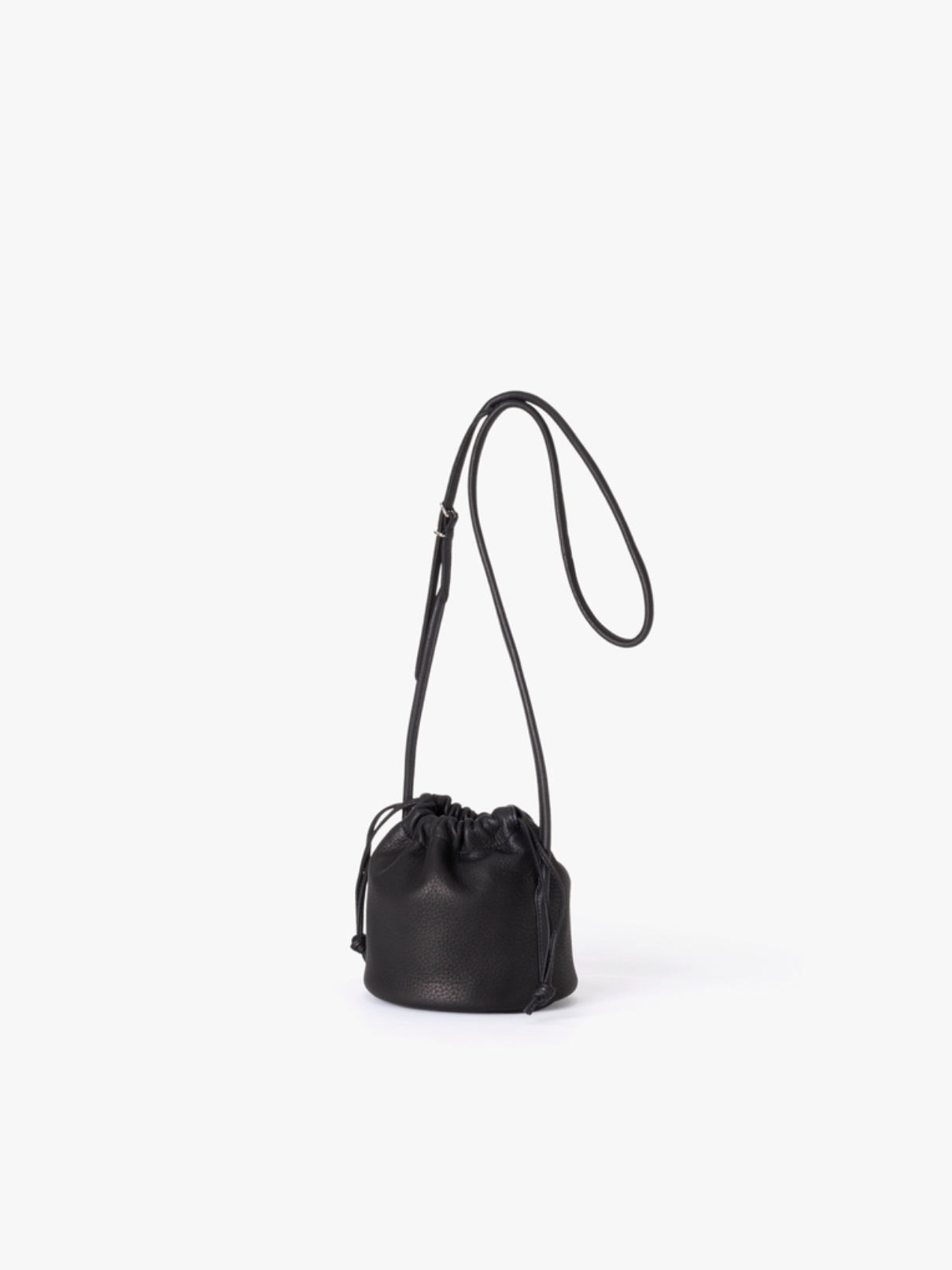 BLACK DEER LEATHER HAND POUCH MINI SHOULDER BAG DA115