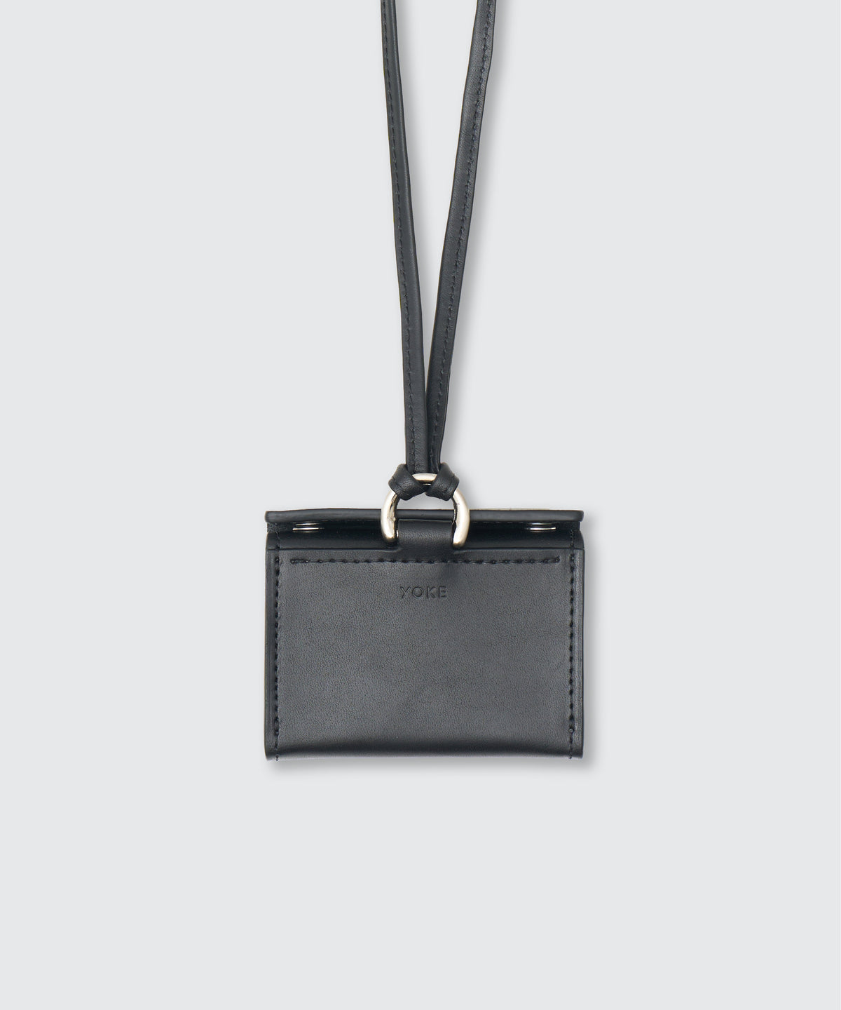 xTSUCHIYA KABAN BLACK EARPHONE CASE NECKLACE