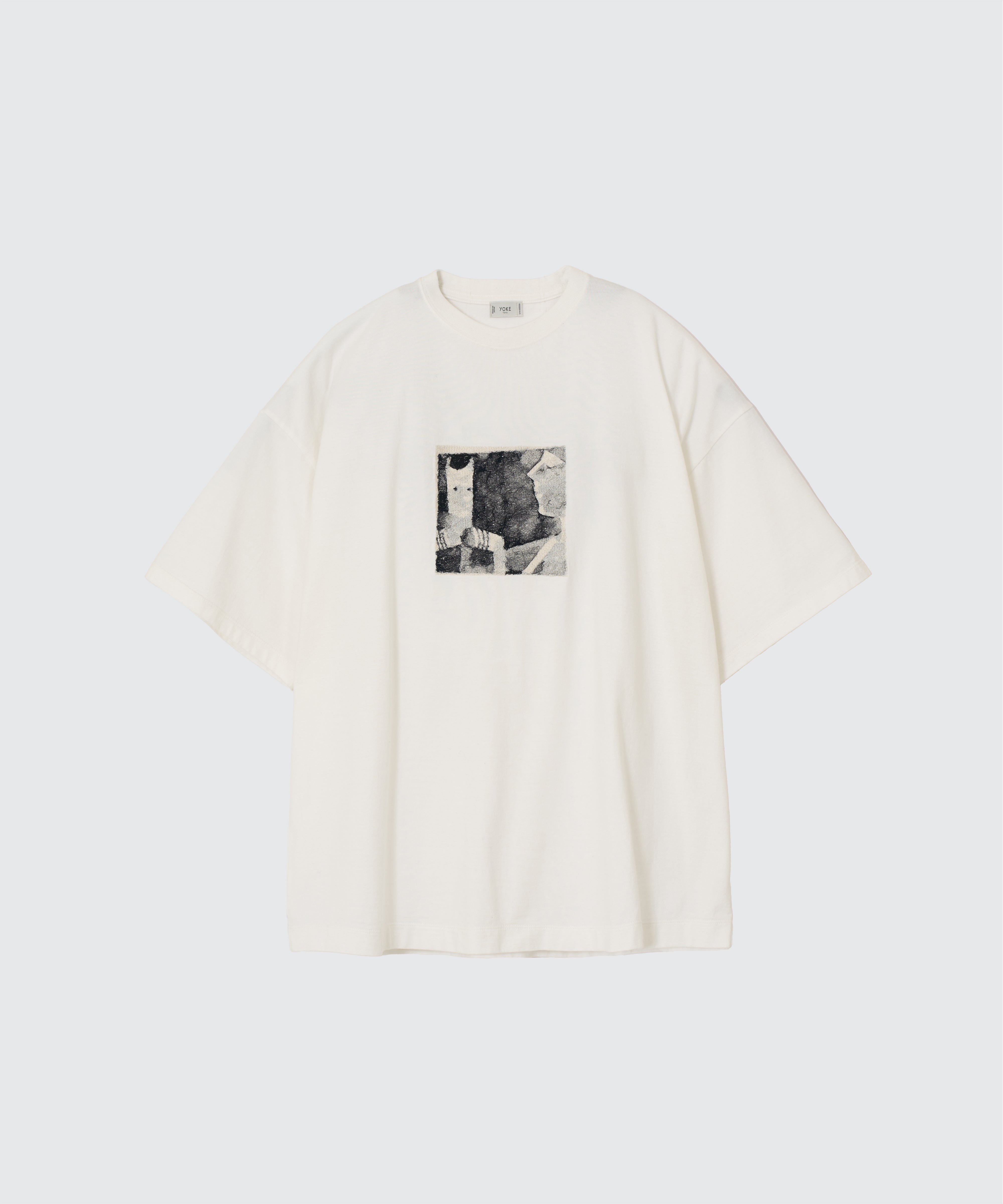 WHITE Aunt and Nephew EMBROIDERY T-SHIRT
