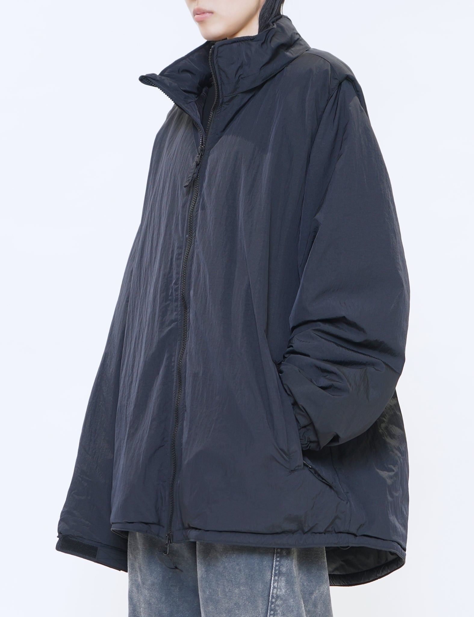 YOKE BLACK DETACHABLE MILITARY BLOUSON