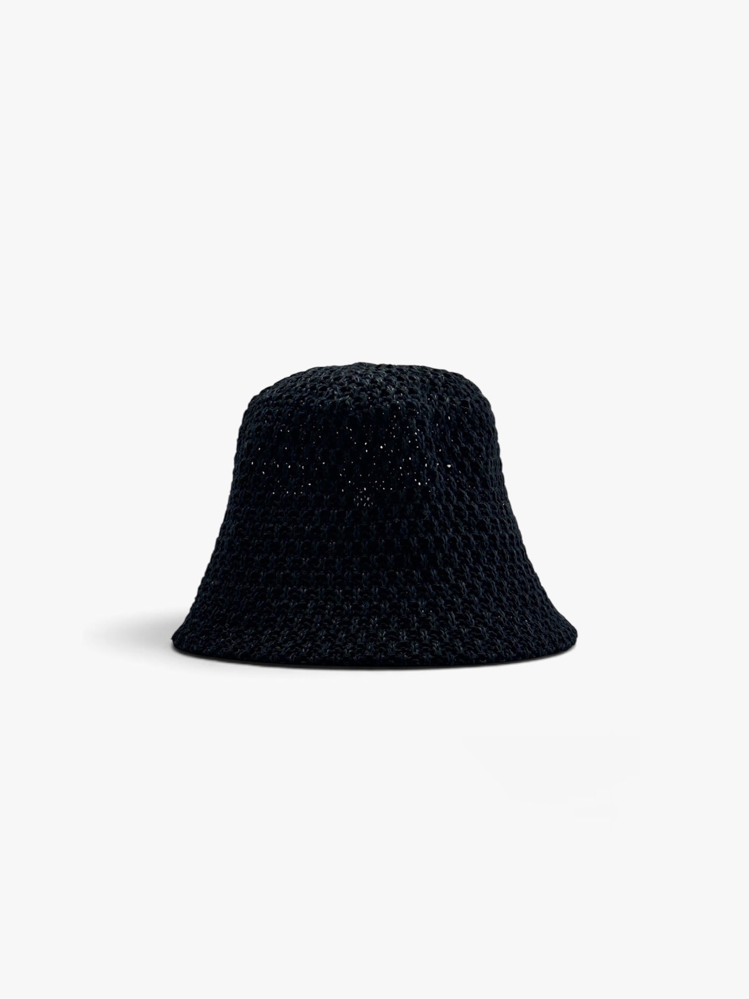 BLACK LACKING HAT
