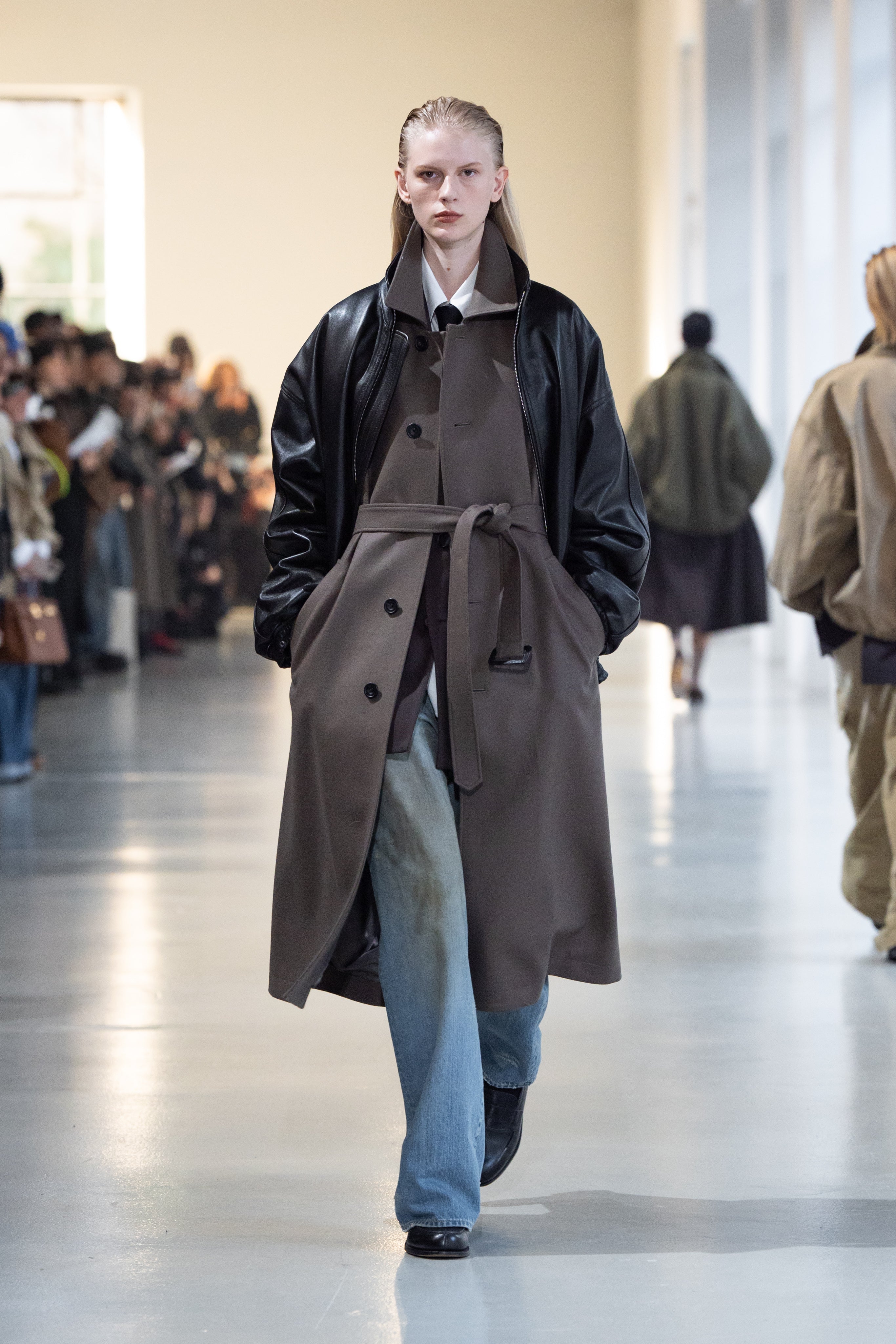 BLACK SHEEP LEATHER STAND COLLAR JACKET