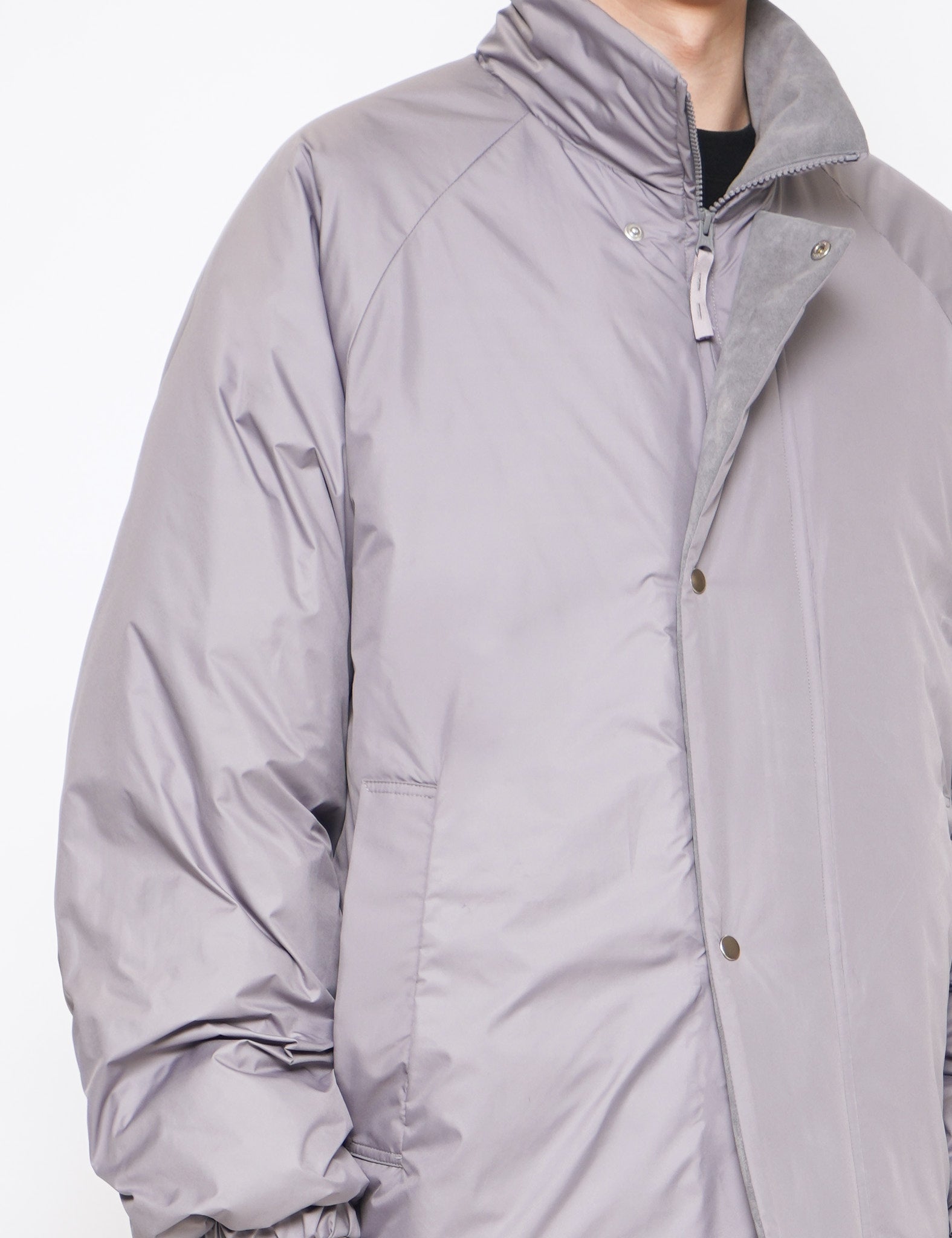 GREY PADDED BLOUSON
