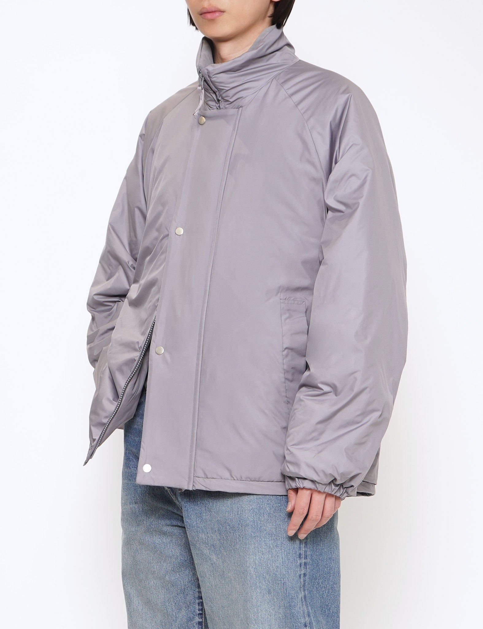 GREY PADDED BLOUSON