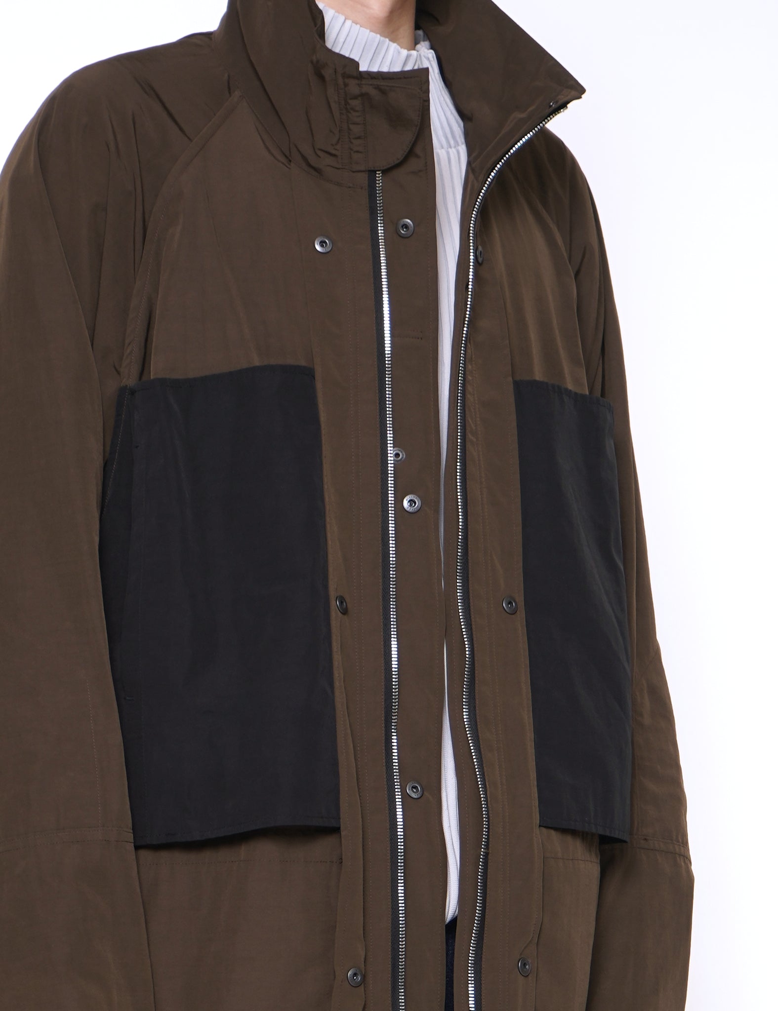 MILITARY KHAKI REVERSIBLE MILITARY JACKET