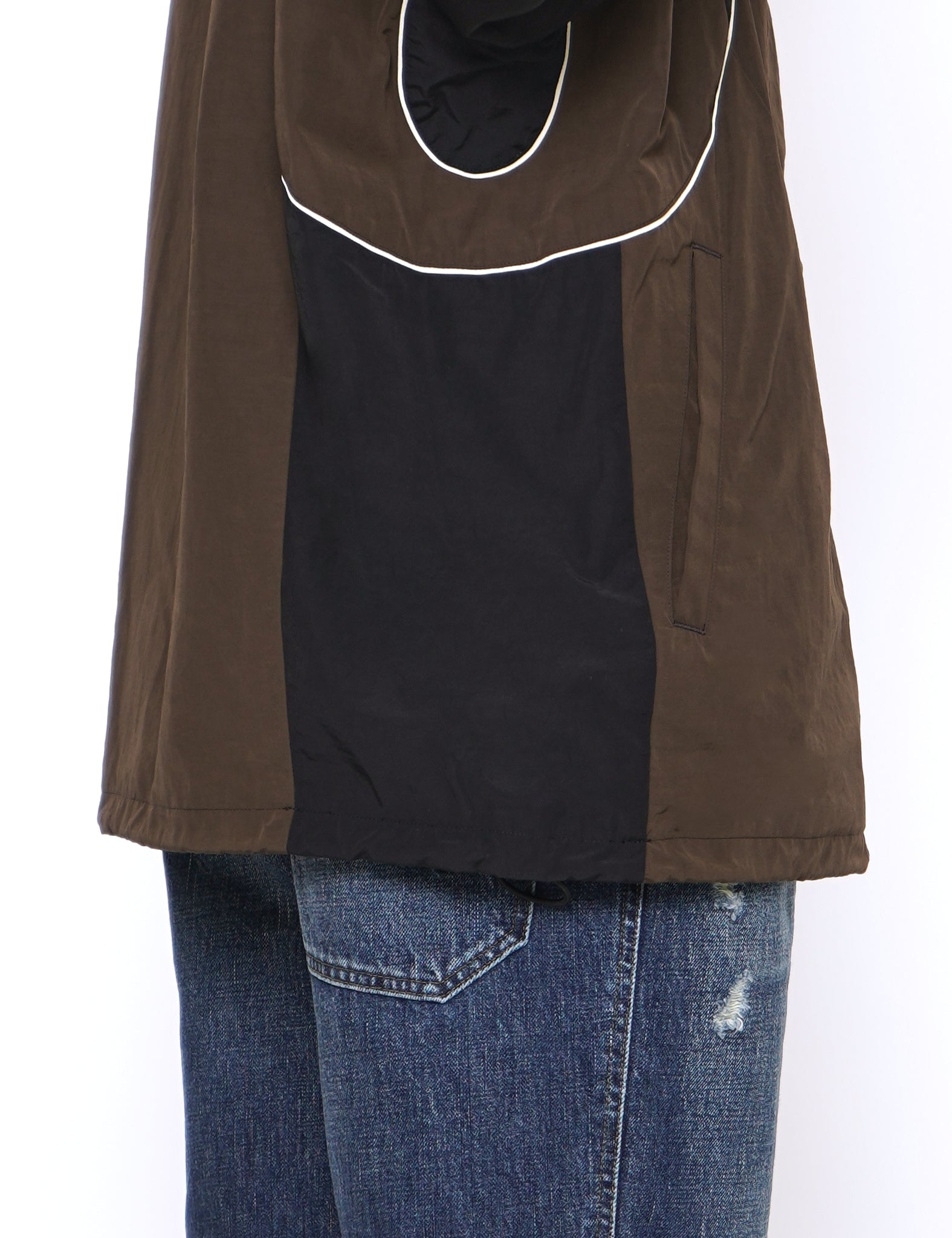 MILITARY KHAKI TRAINER'S TRACK JACKET