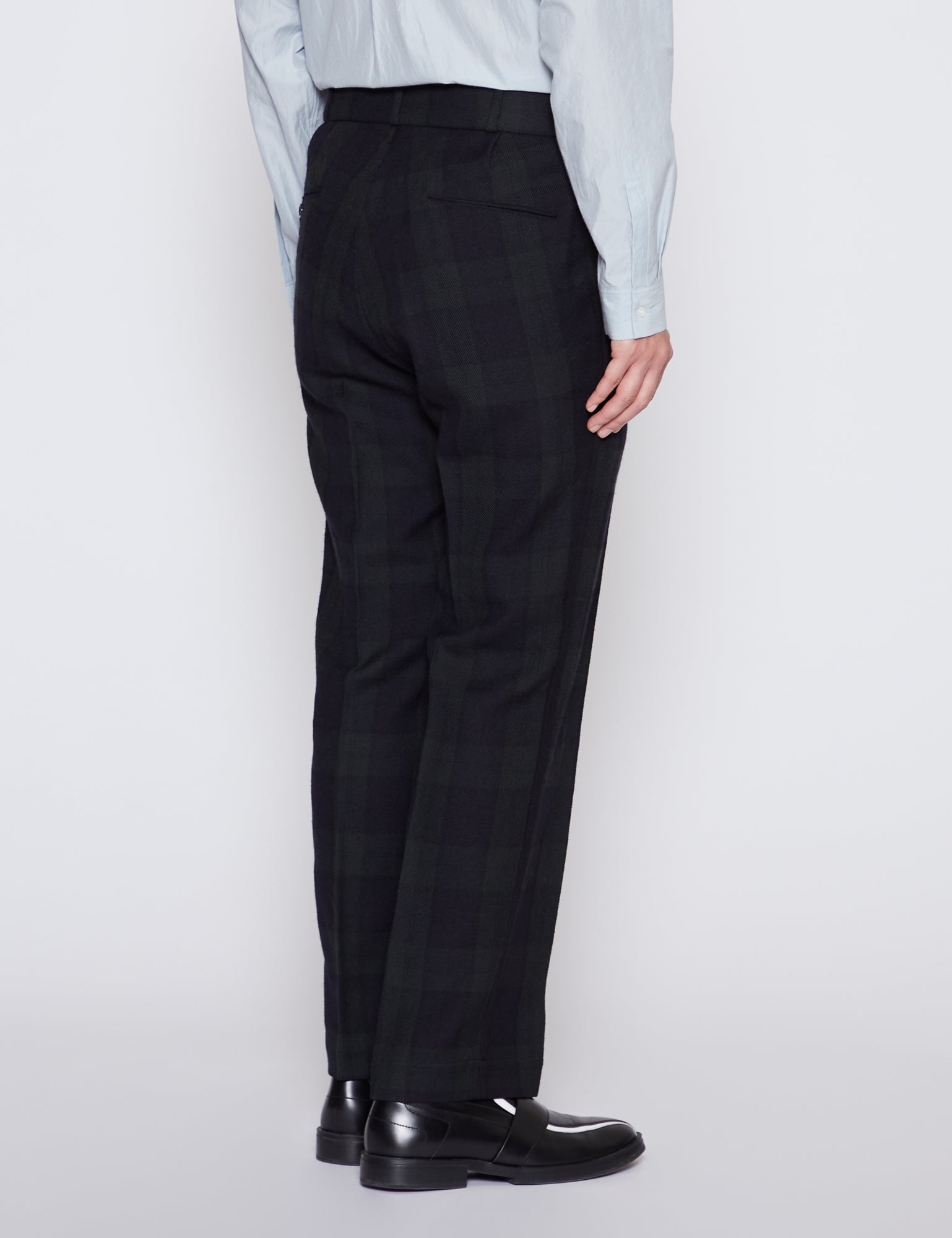 BLACK WATCH SIDE BUCKLE GURKHA TROUSERS