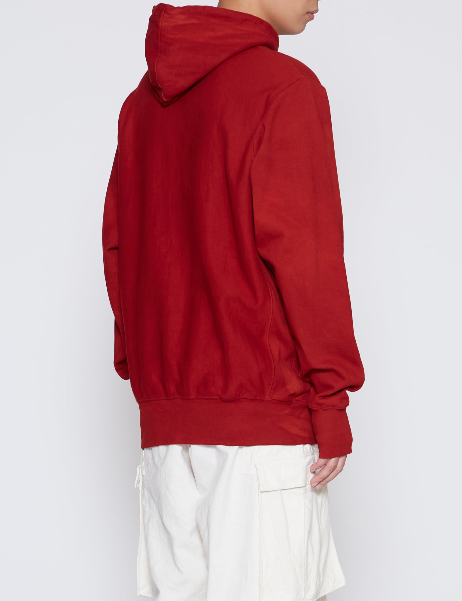 RED BLOOM HOODED SWEATER