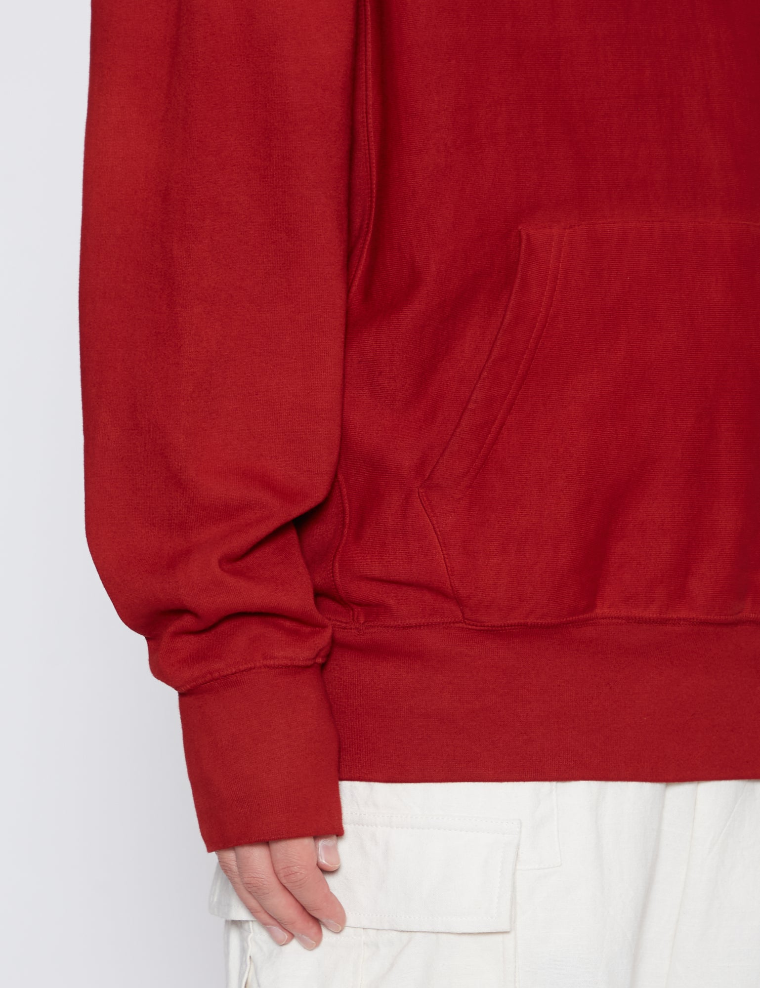 RED BLOOM HOODED SWEATER