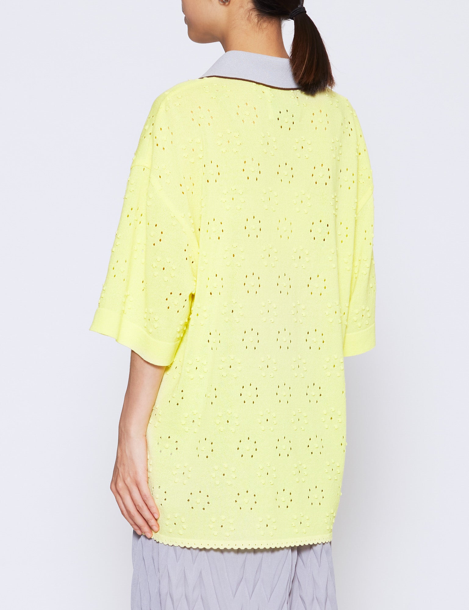 YELLOW FYNN KNIT TOP