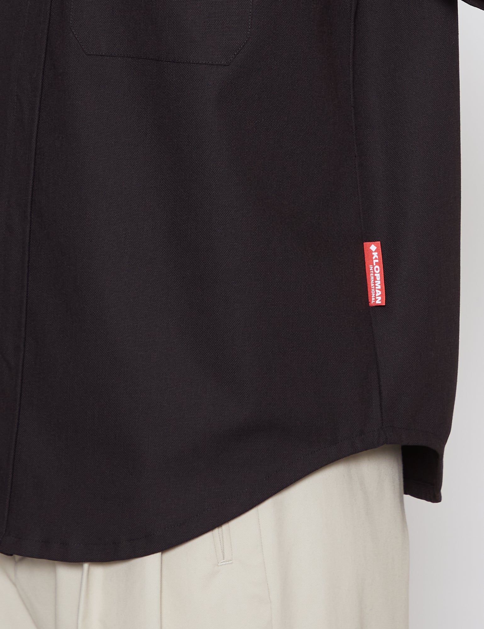 BEIGE KLOPMAN SHORT SLEEVE TUNE OVERSHIRT