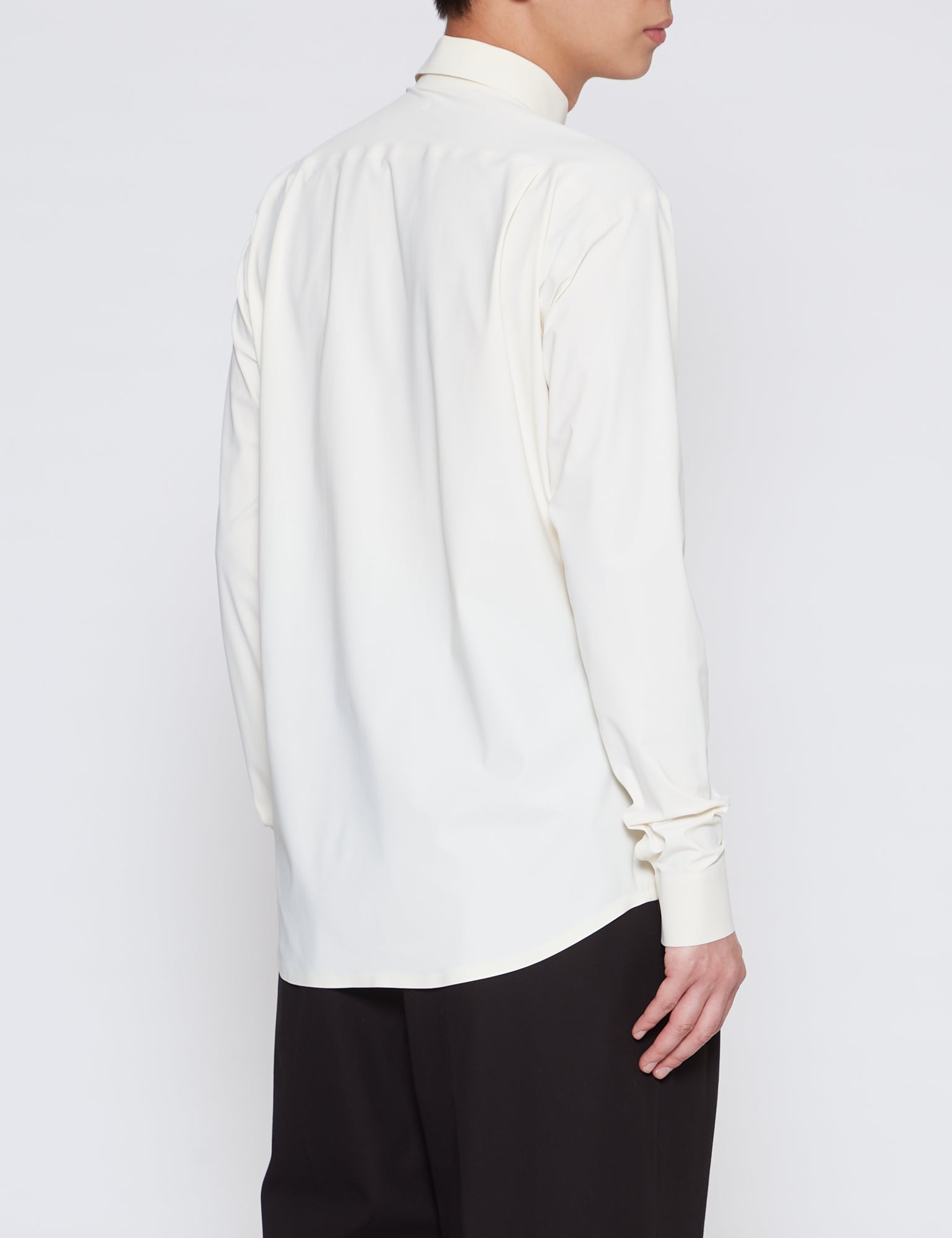 IVORY ULTRASOUND TAPED DRESS SHIRT